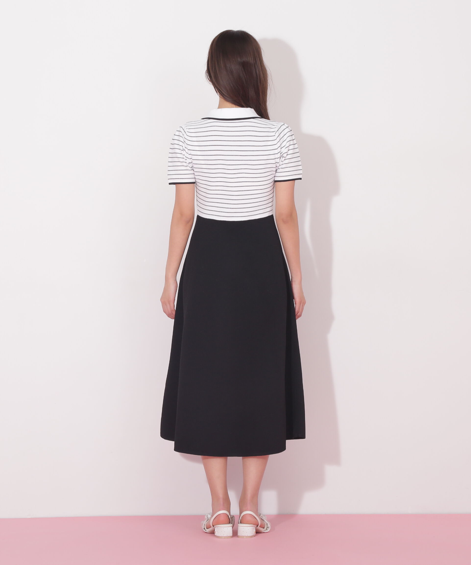  「半袖ポロシャツワンピース」|ワンピース|