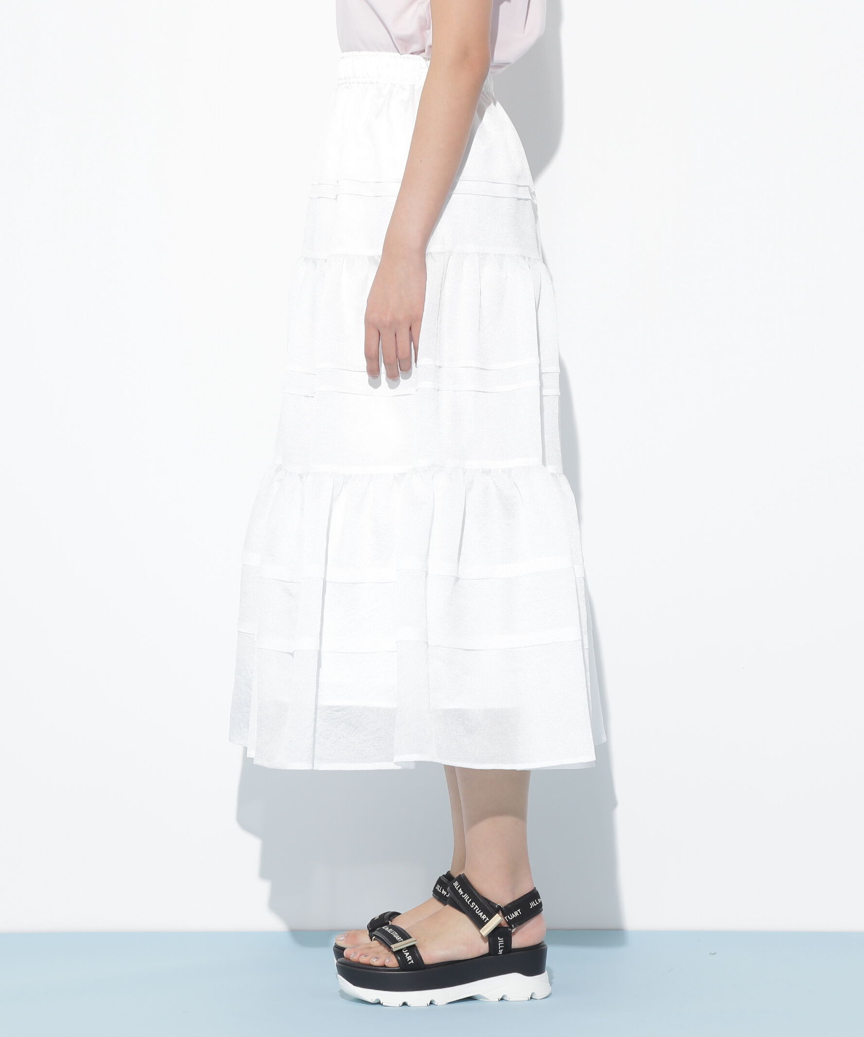  「タックティアードシアースカート」|スカート|