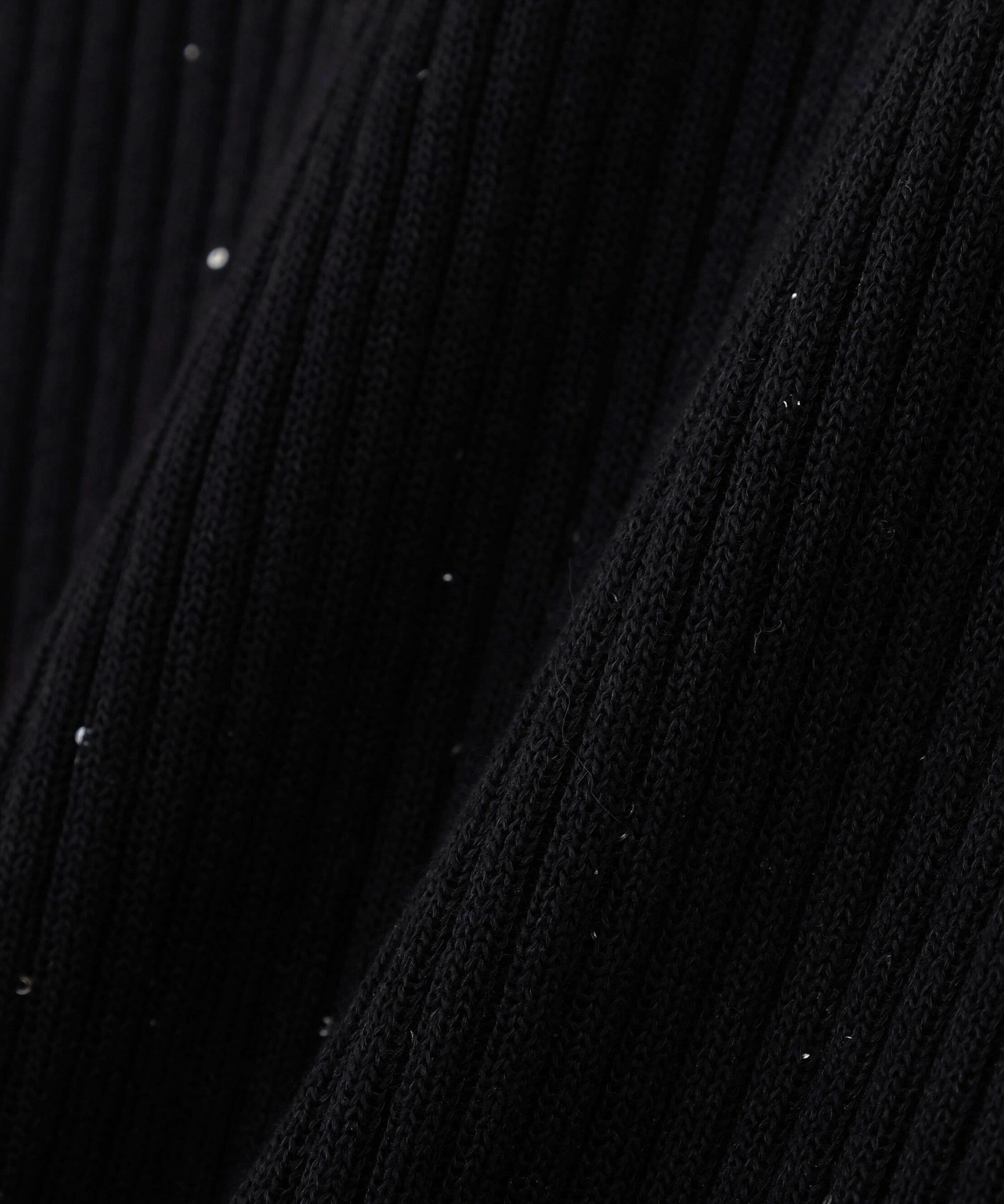  「スパンコールコンパクトリブニット」|ニット・セーター|