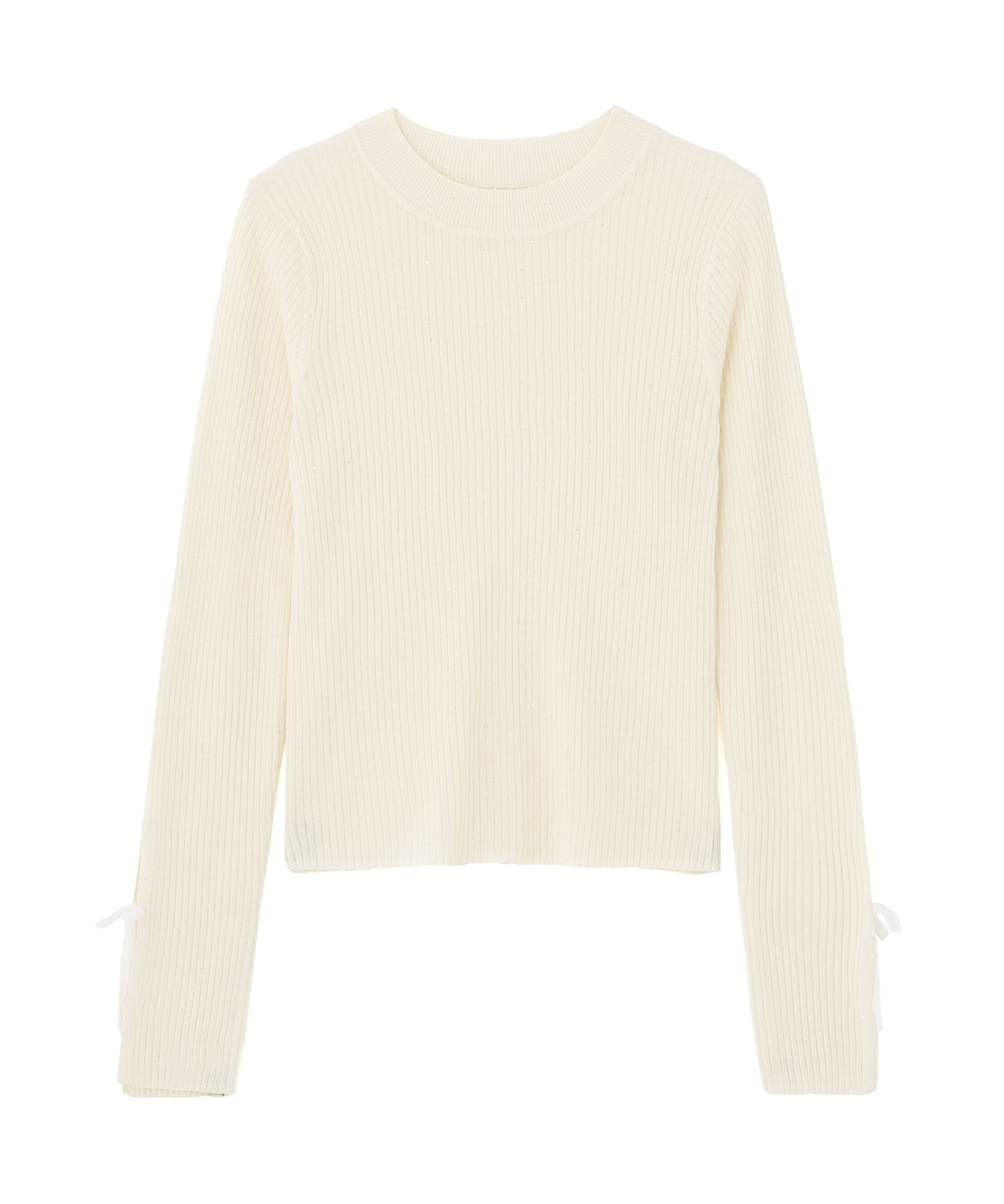  「スパンコールコンパクトリブニット」|ニット・セーター|