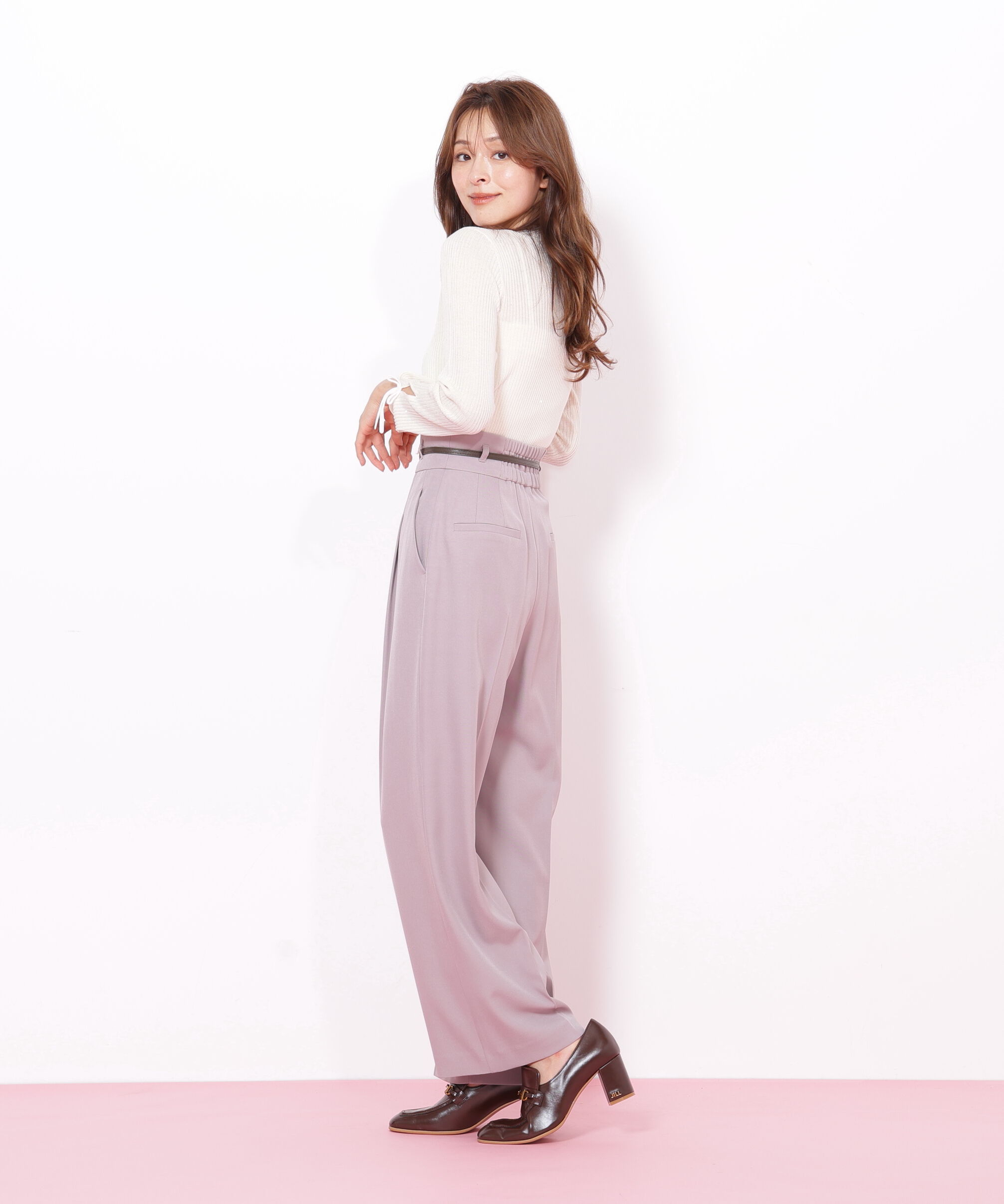  「スパンコールコンパクトリブニット」|ニット・セーター|