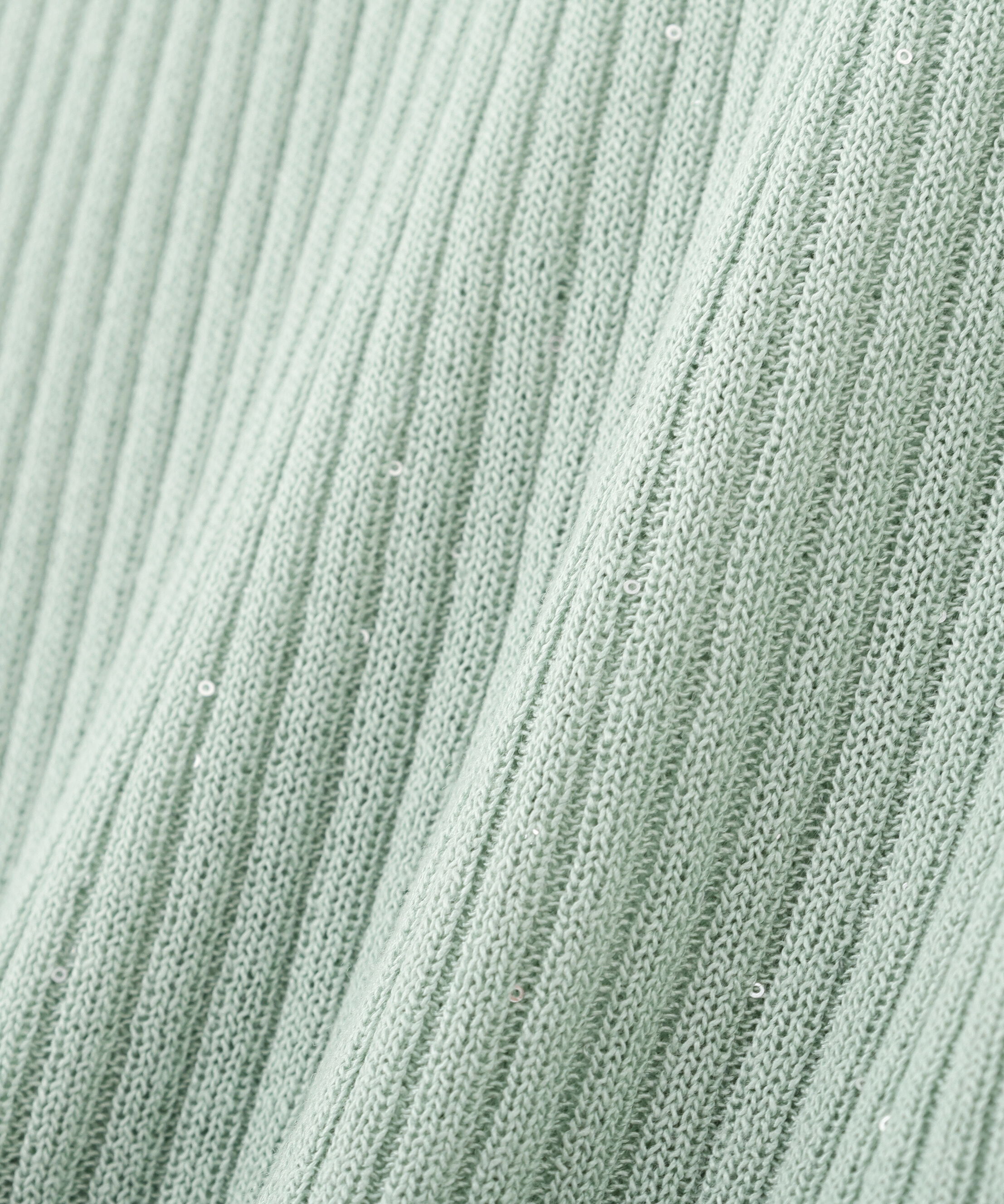  「スパンコールコンパクトリブニット」|ニット・セーター|