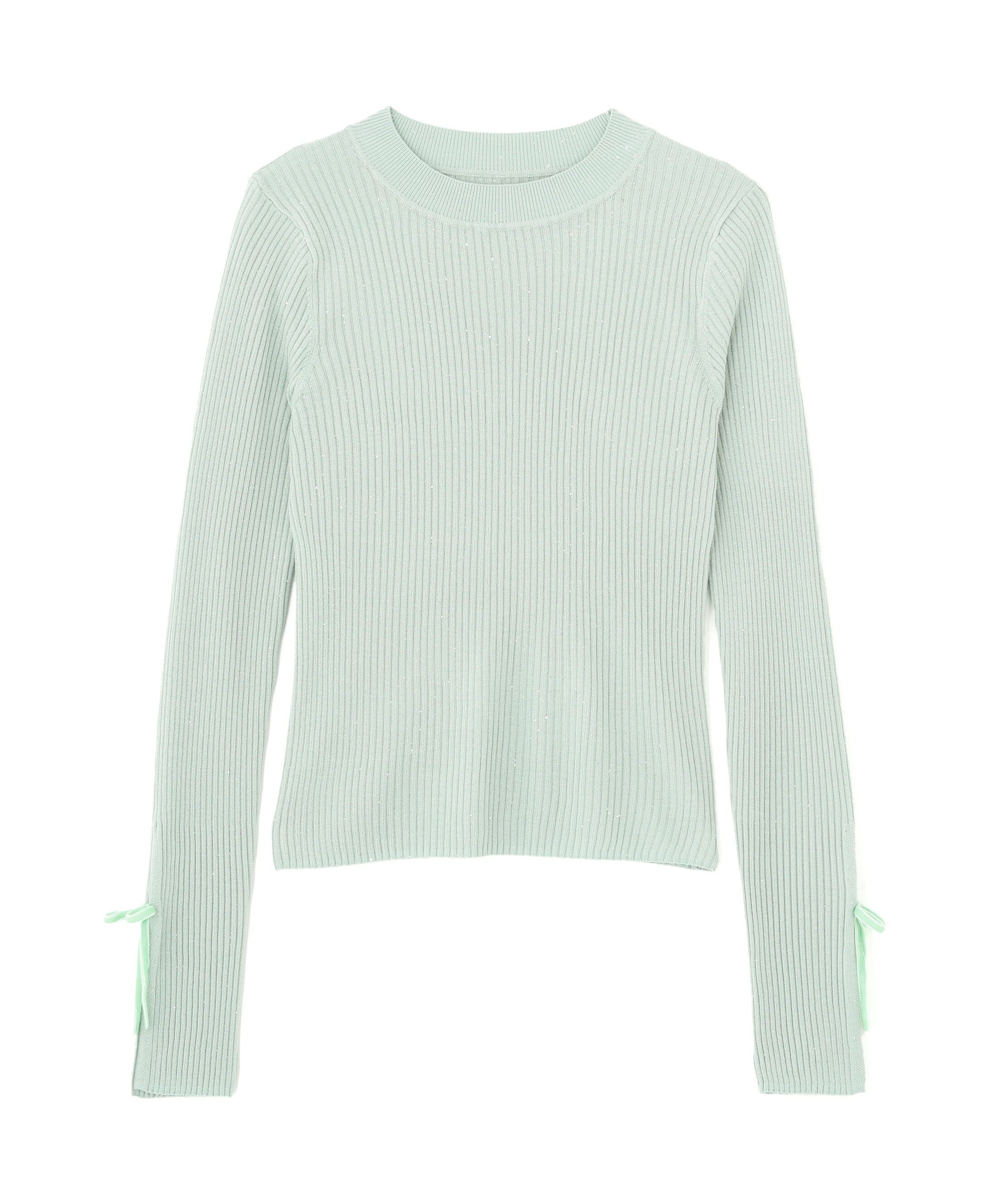  「スパンコールコンパクトリブニット」|ニット・セーター|