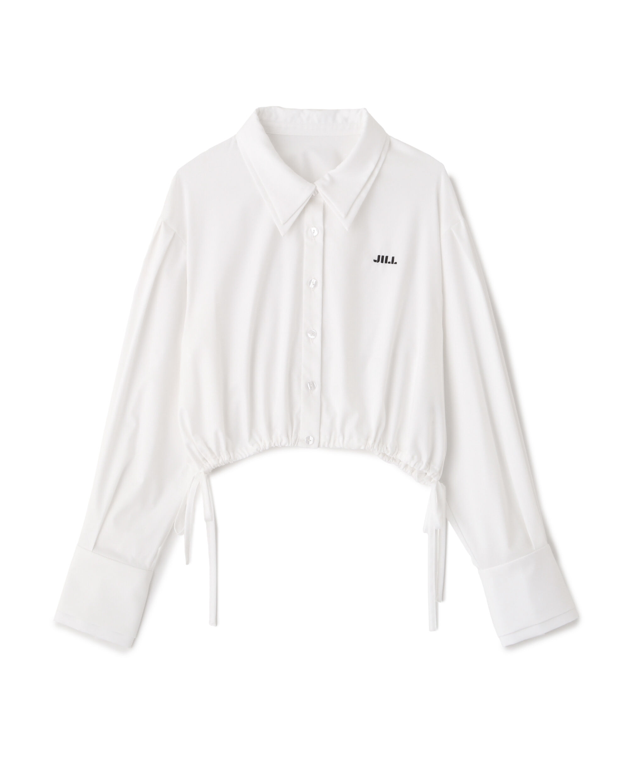  「サイドリボンダブルカラーシャツ」|シャツ・ブラウス|