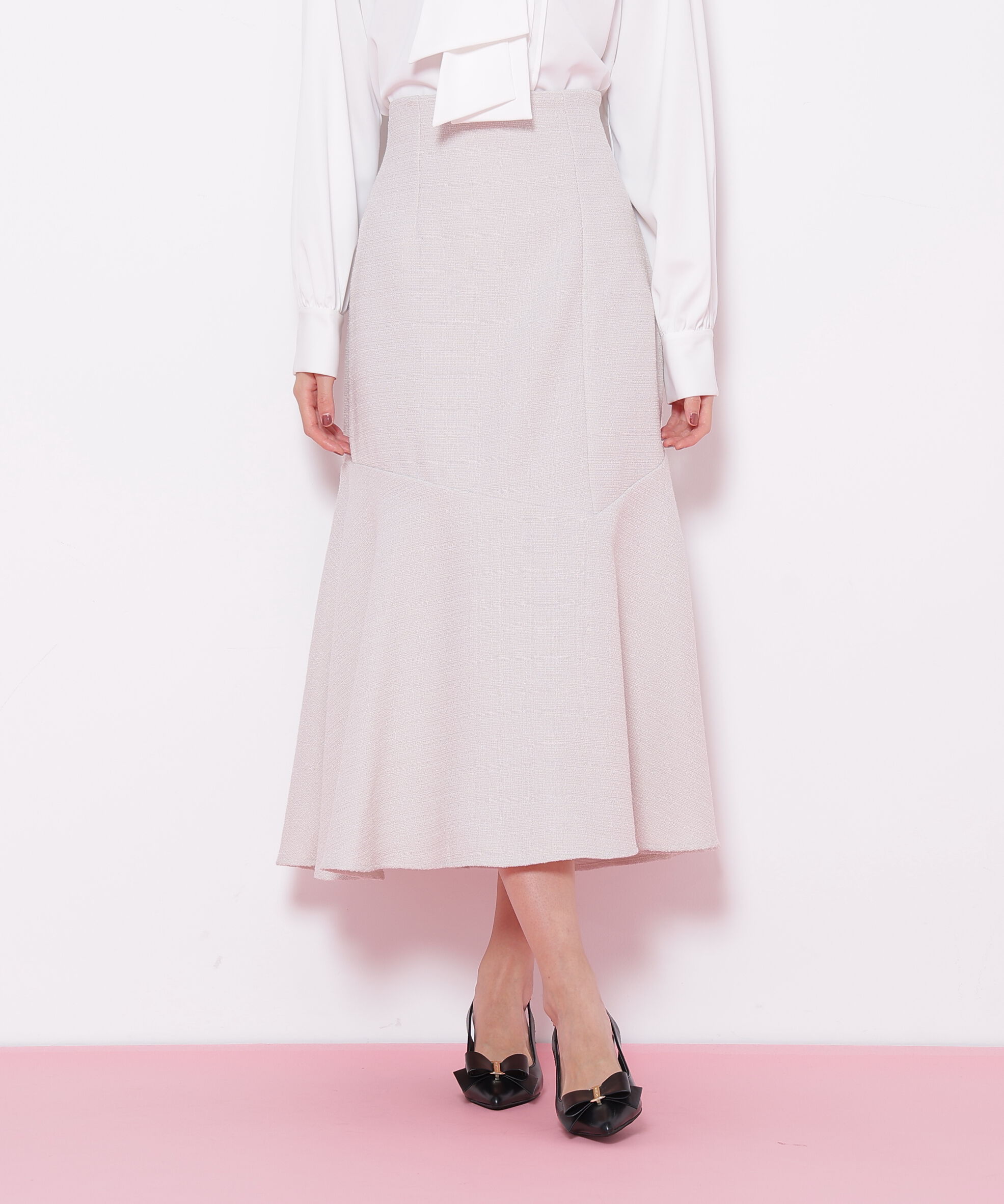  「ライトツイードフレアスカート」|スカート|