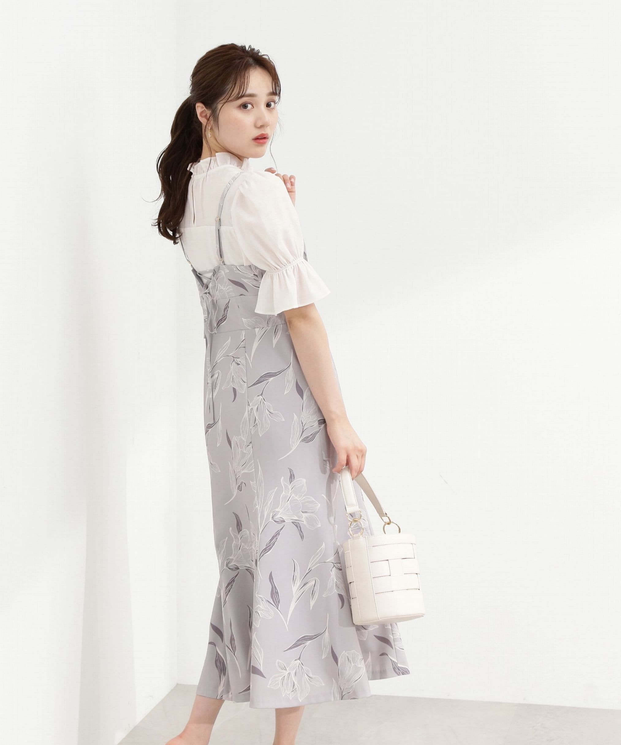 PROPORTION BODY DRESSING「プリントフラワーワンピース」|ワンピース|