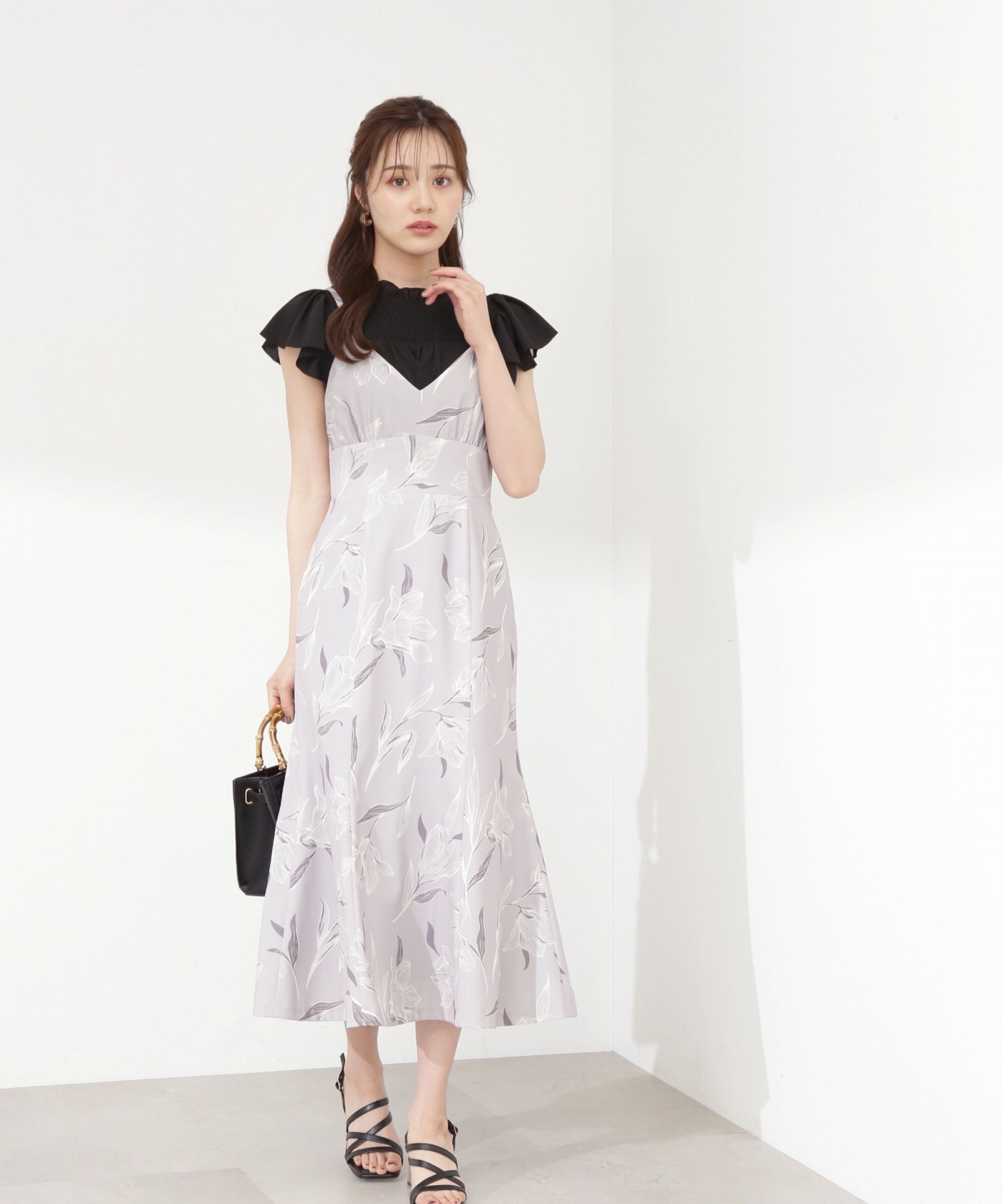 PROPORTION BODY DRESSING「プリントフラワーワンピース」|ワンピース|