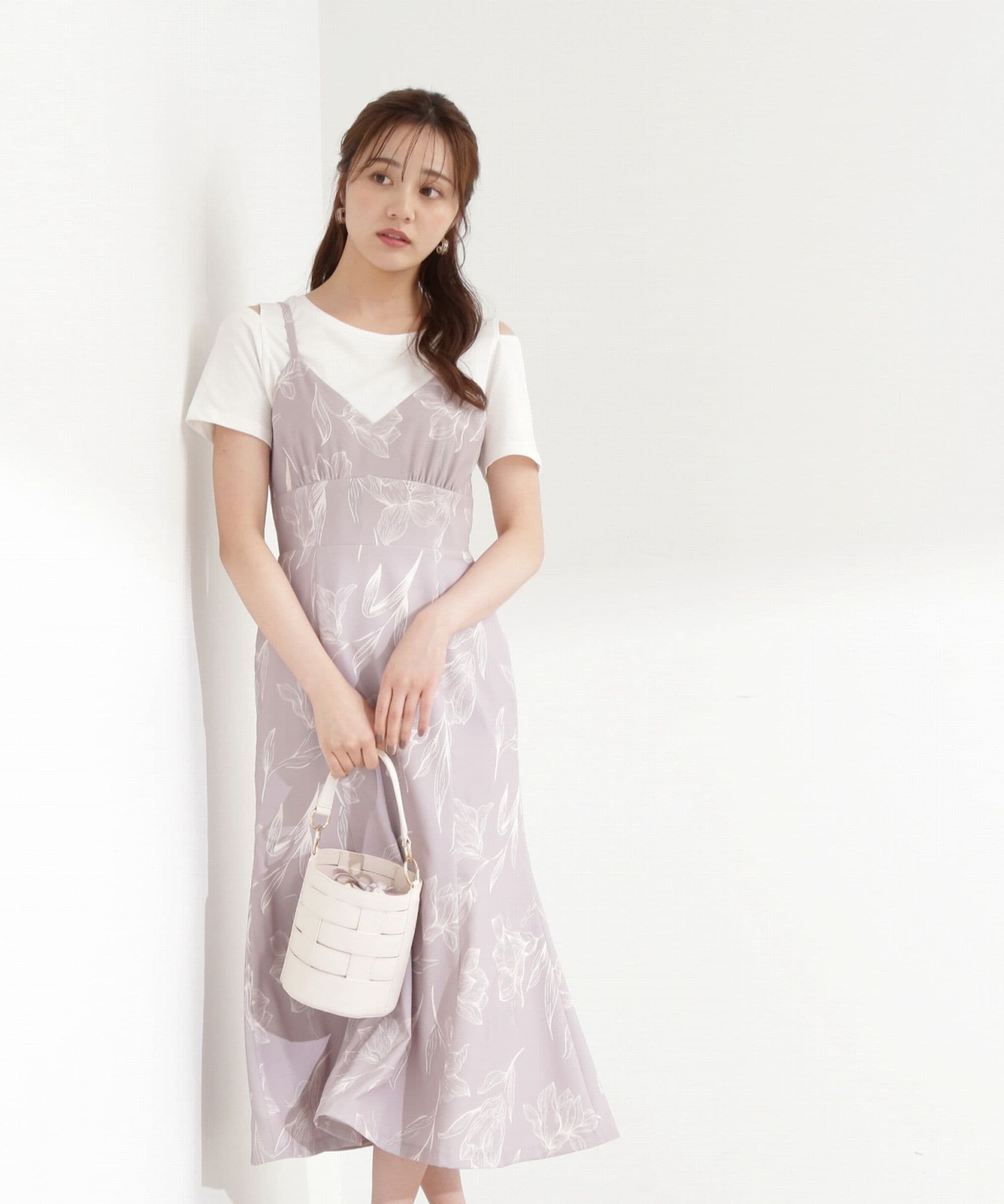 PROPORTION BODY DRESSING「プリントフラワーワンピース」|ワンピース|