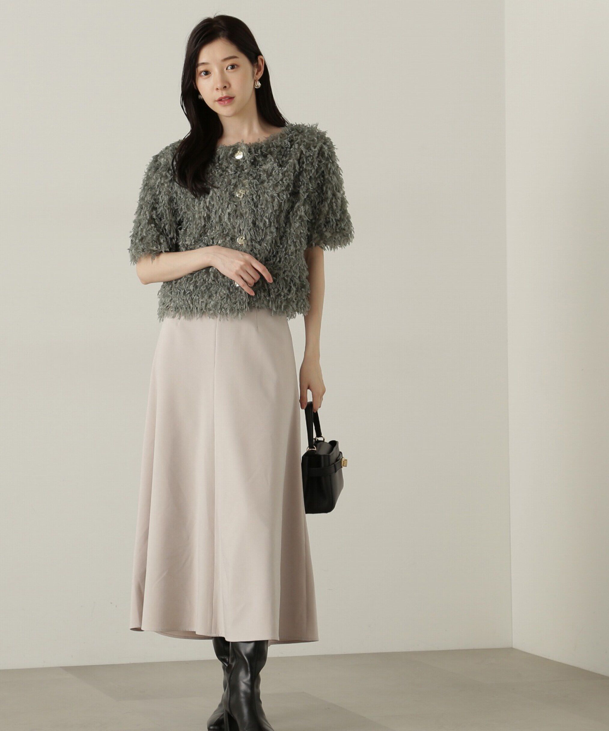 PROPORTION BODY DRESSING「フェイクスエードマーメイドスカート」|スカート|