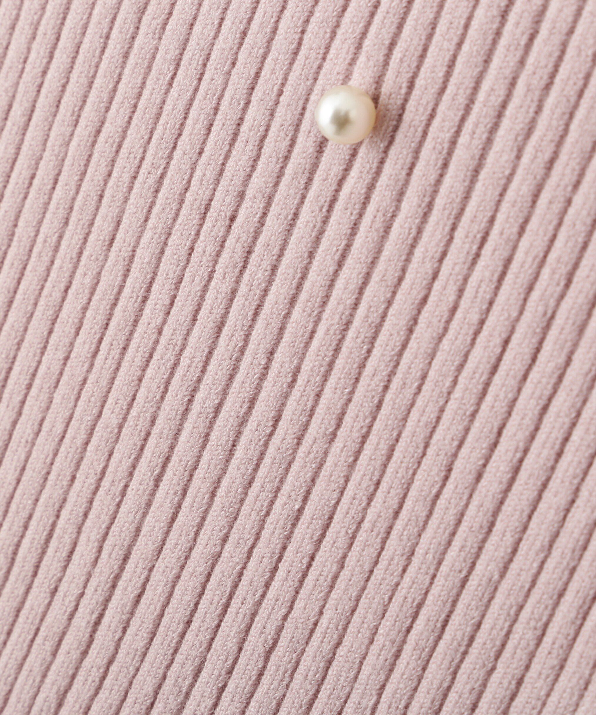 PROPORTION BODY DRESSING「シアースリーブパールリブニット24AW」|ニット・セーター|