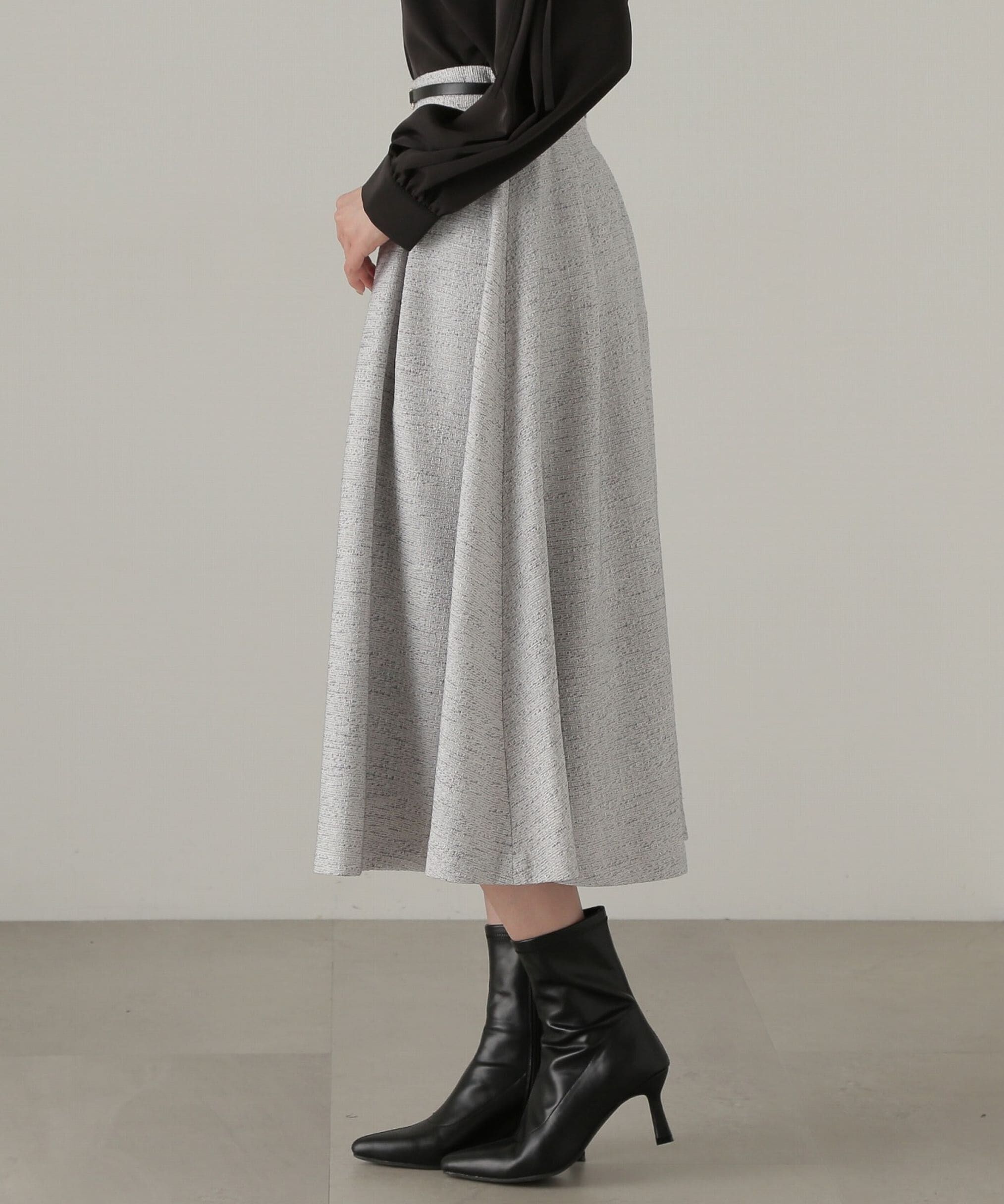 PROPORTION BODY DRESSING「ベーシックツイードフレアスカート24AW」|スカート|