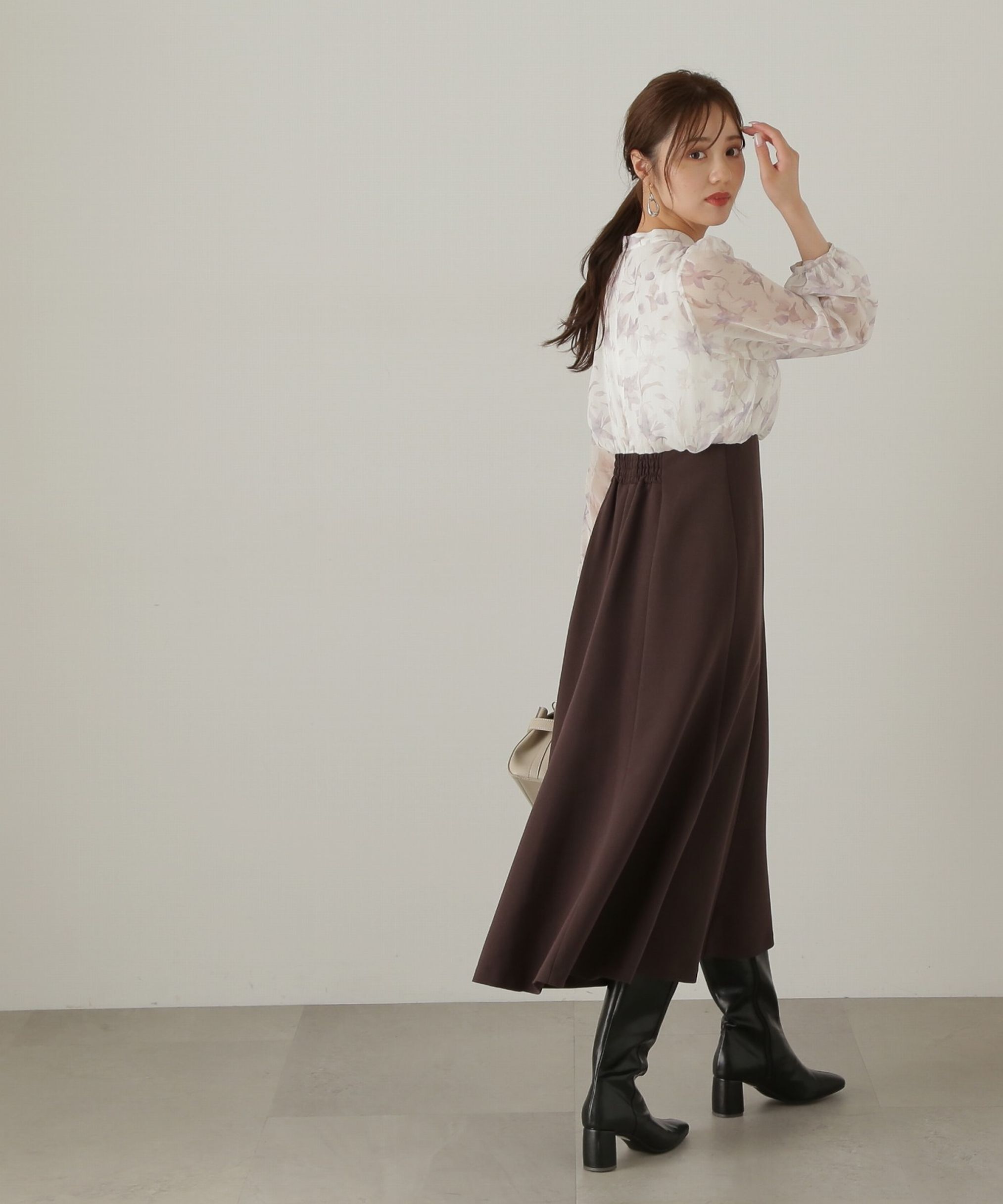 PROPORTION BODY DRESSING「フラワードッキングワンピース24AW」|ワンピース|