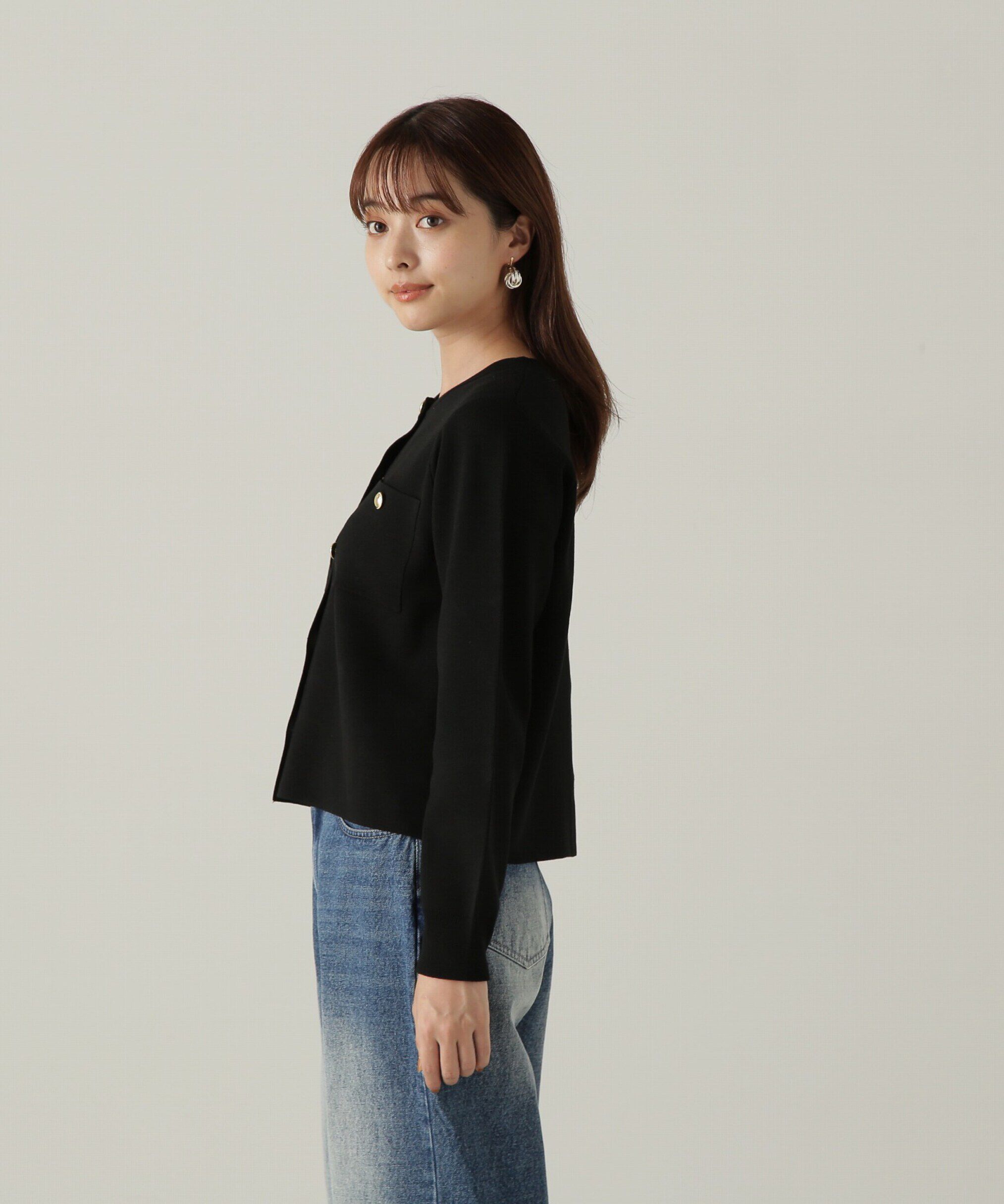 PROPORTION BODY DRESSING「金ボタンカーデ　24AW」|カーディガン|