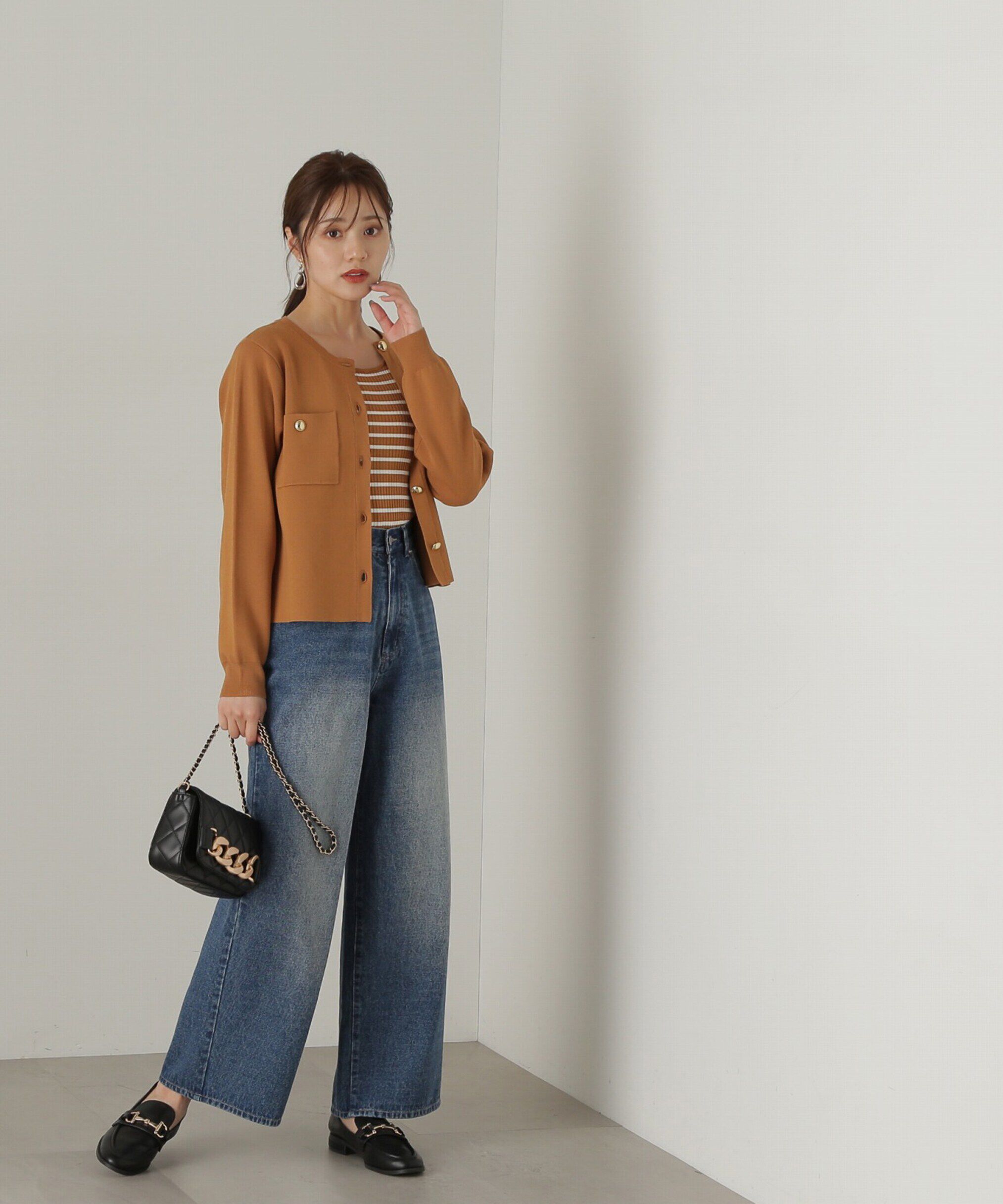 PROPORTION BODY DRESSING「金ボタンカーデ　24AW」|カーディガン|