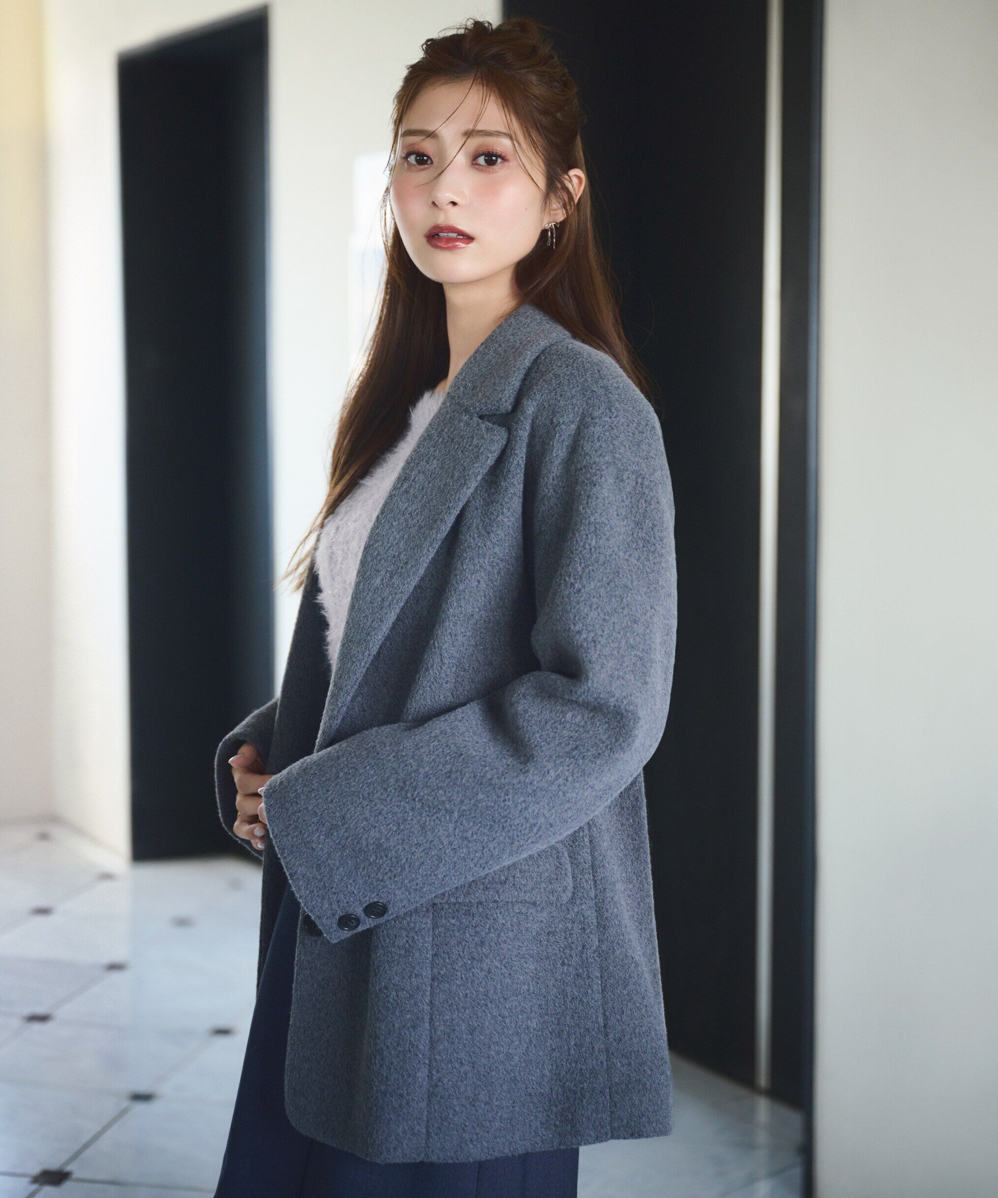 PROPORTION BODY DRESSING「ジャケットコート　24AW」|その他|グレー