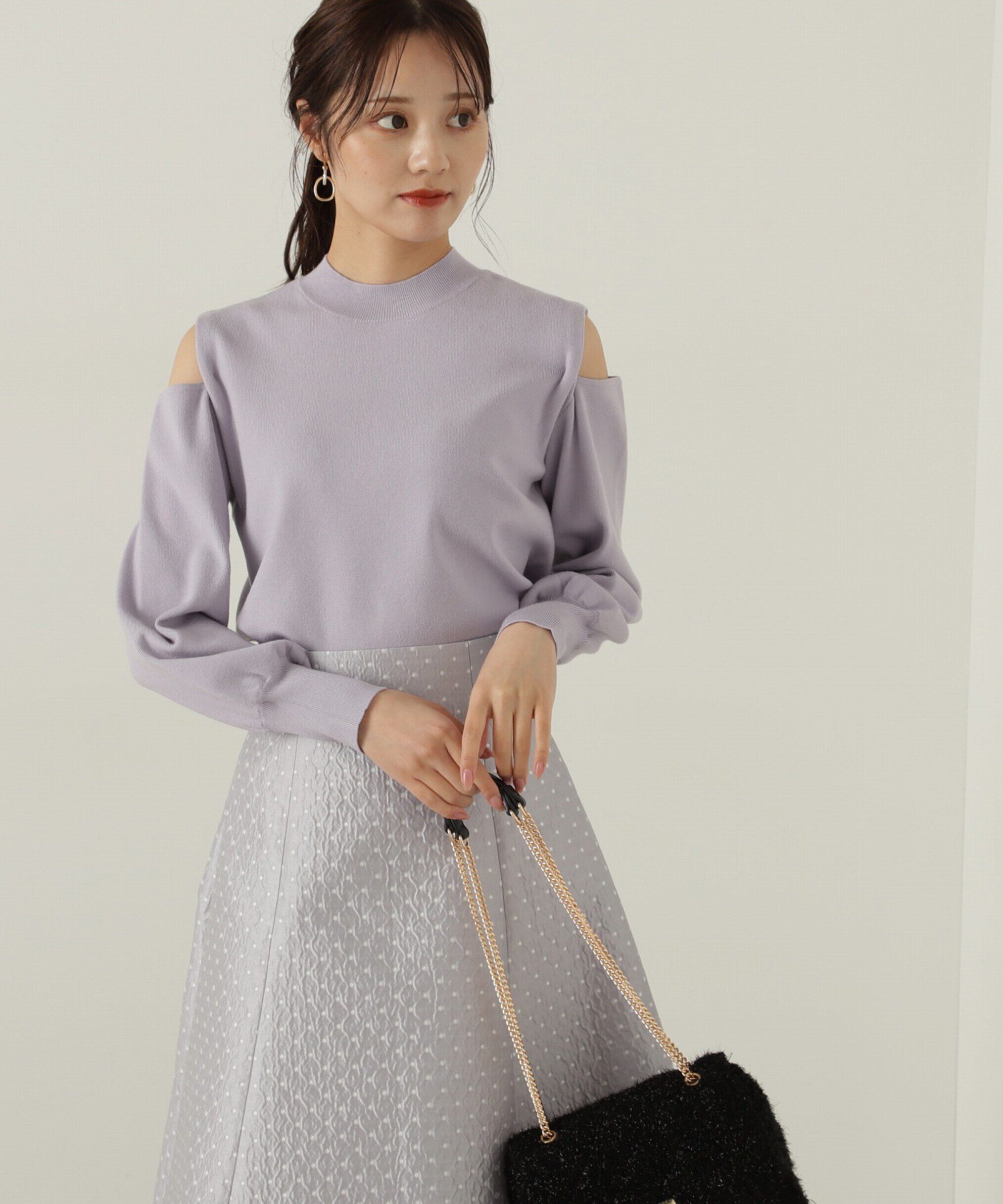 PROPORTION BODY DRESSING「オープンショルダーニット」|ニット・セーター|