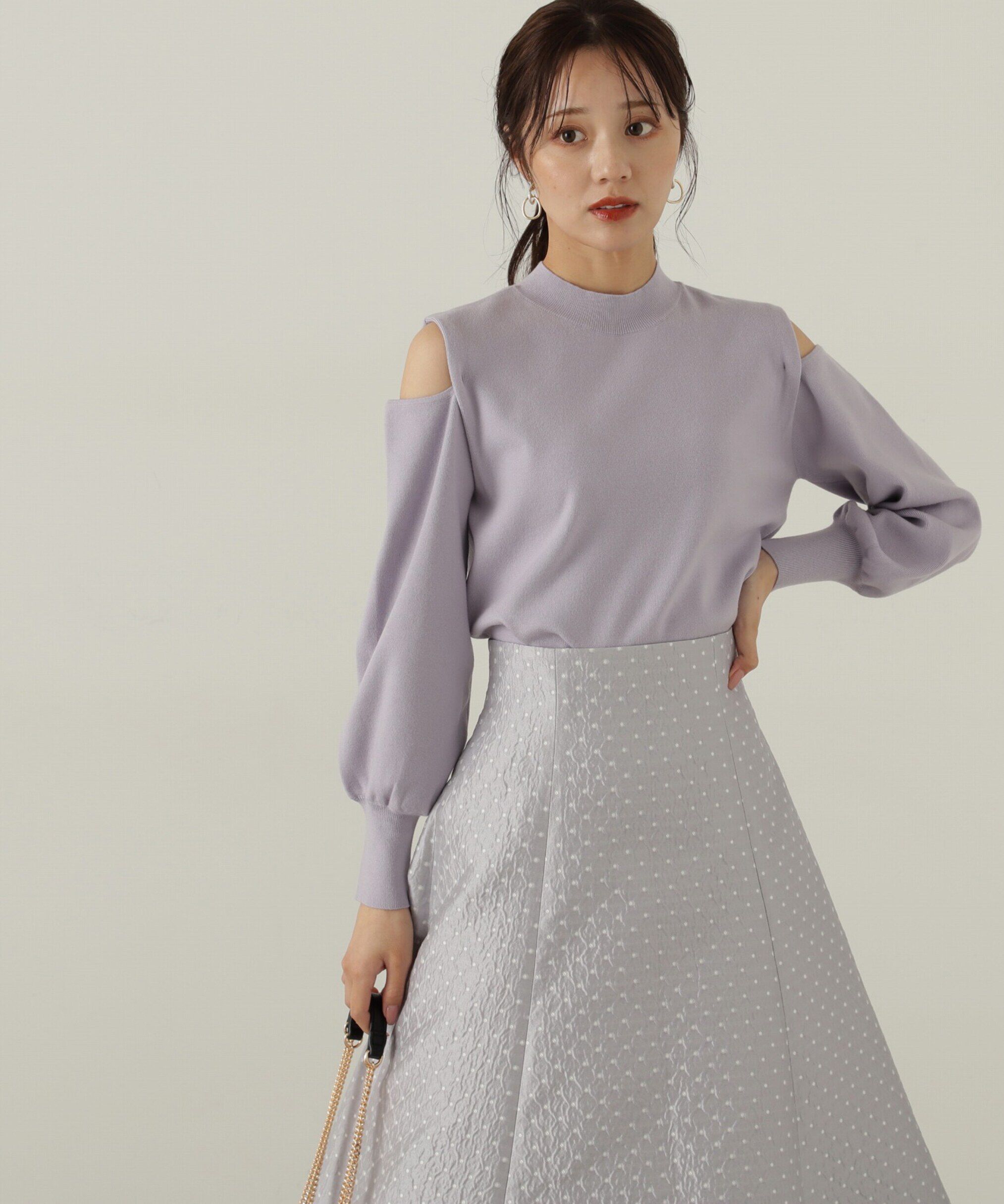 PROPORTION BODY DRESSING「オープンショルダーニット」|ニット・セーター|