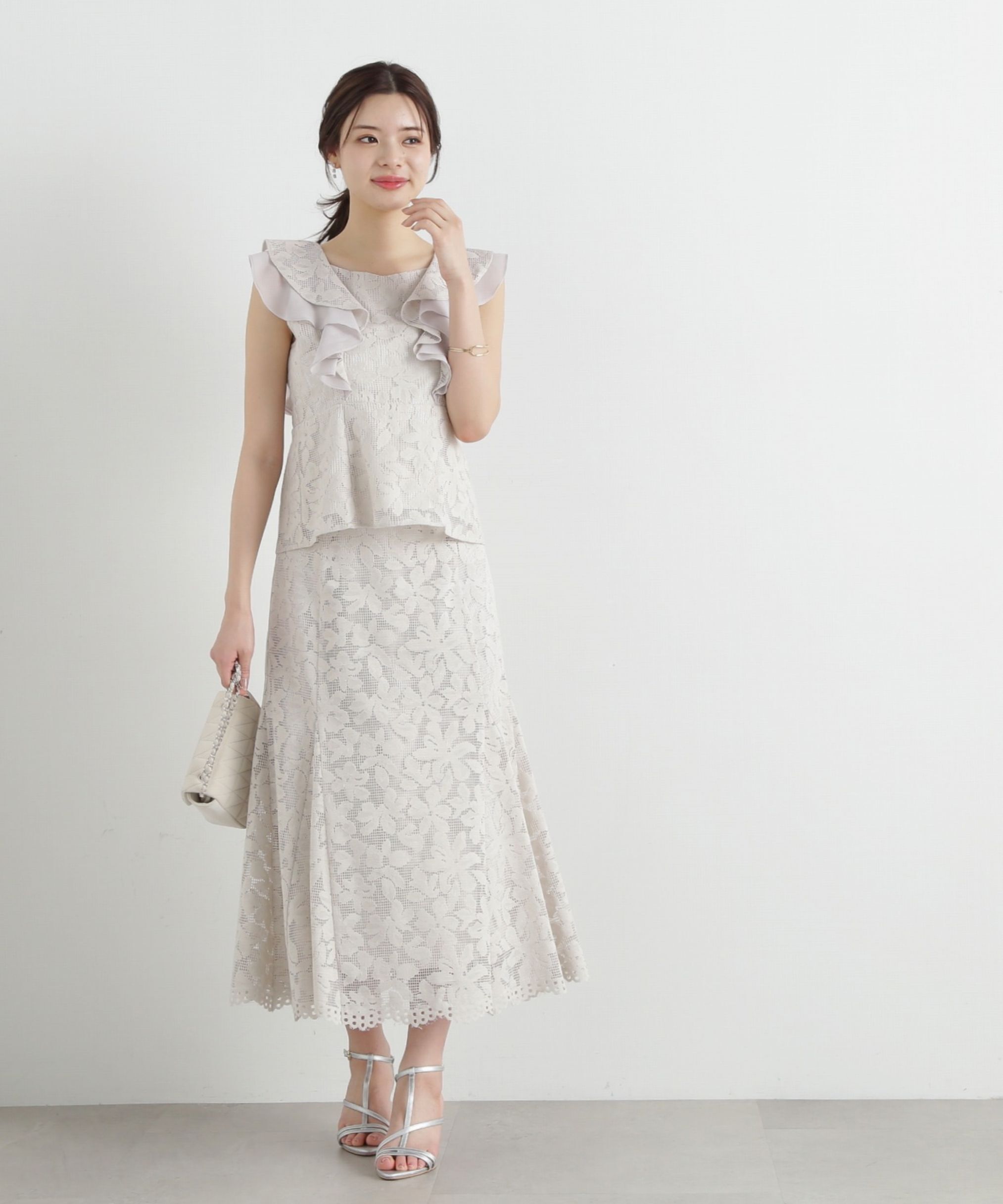 PROPORTION BODY DRESSING「メッシュレースマーメイドスカート」|スカート|