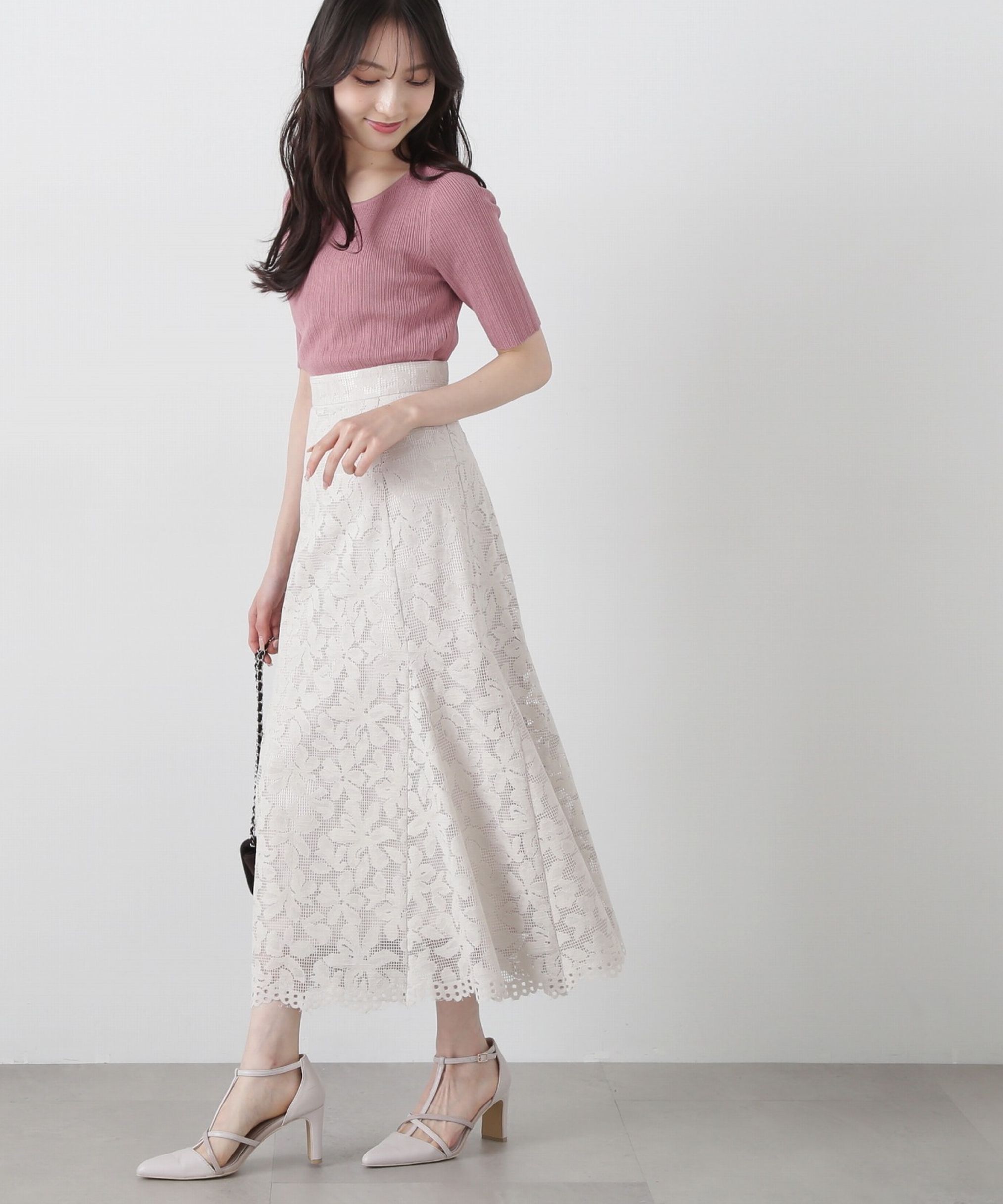 PROPORTION BODY DRESSING「メッシュレースマーメイドスカート」|スカート|