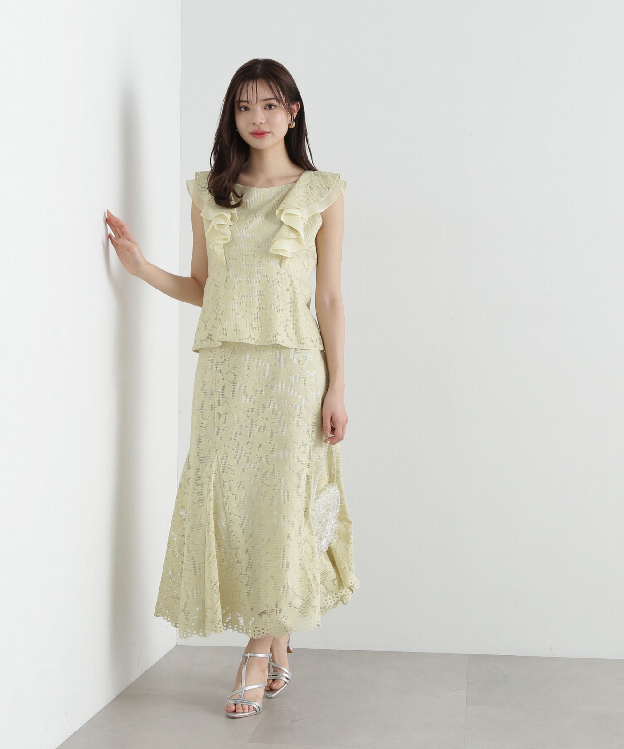 PROPORTION BODY DRESSING「メッシュレースマーメイドスカート」|スカート|