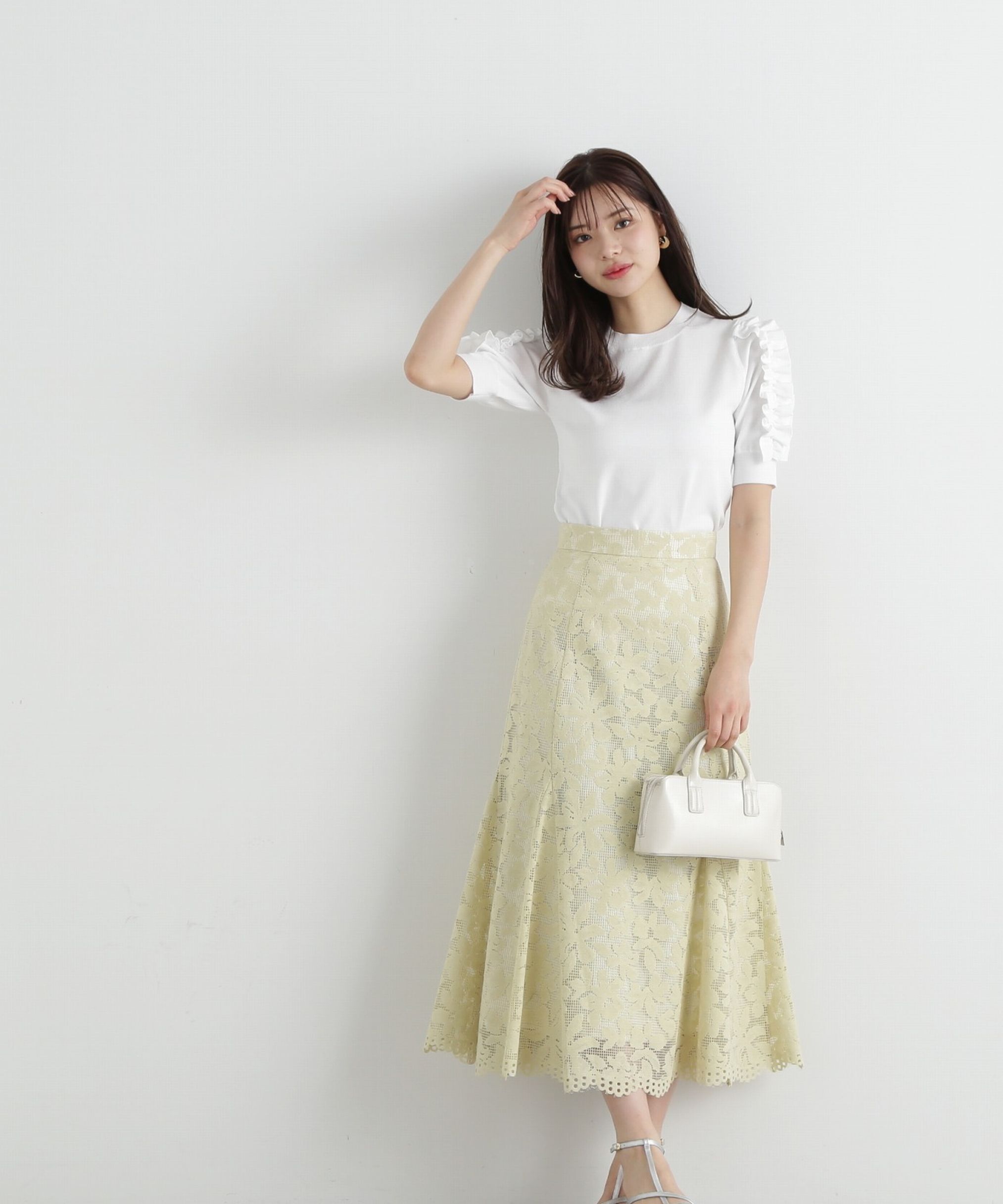 PROPORTION BODY DRESSING「メッシュレースマーメイドスカート」|スカート|