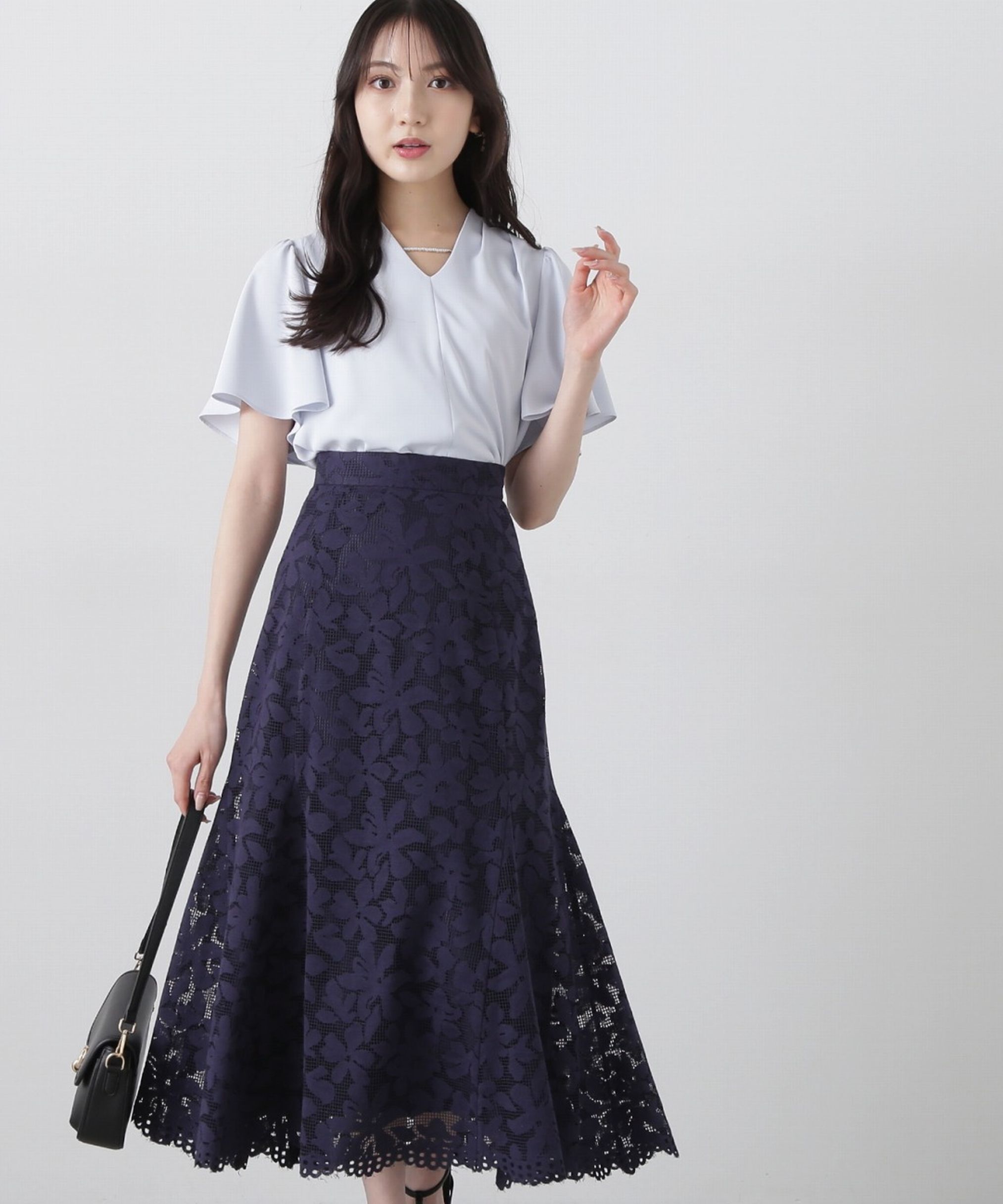 PROPORTION BODY DRESSING「メッシュレースマーメイドスカート」|スカート|