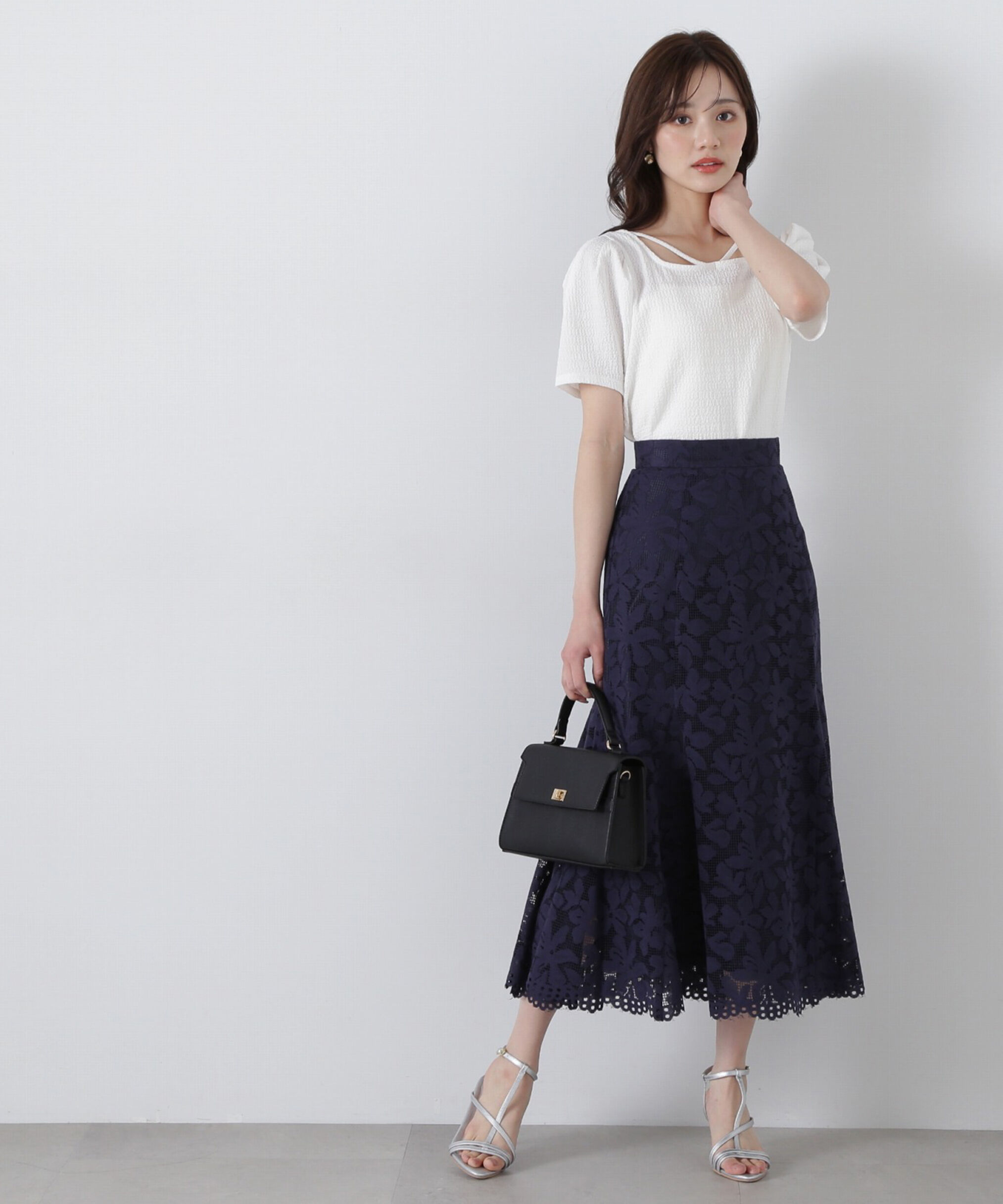 PROPORTION BODY DRESSING「メッシュレースマーメイドスカート」|スカート|