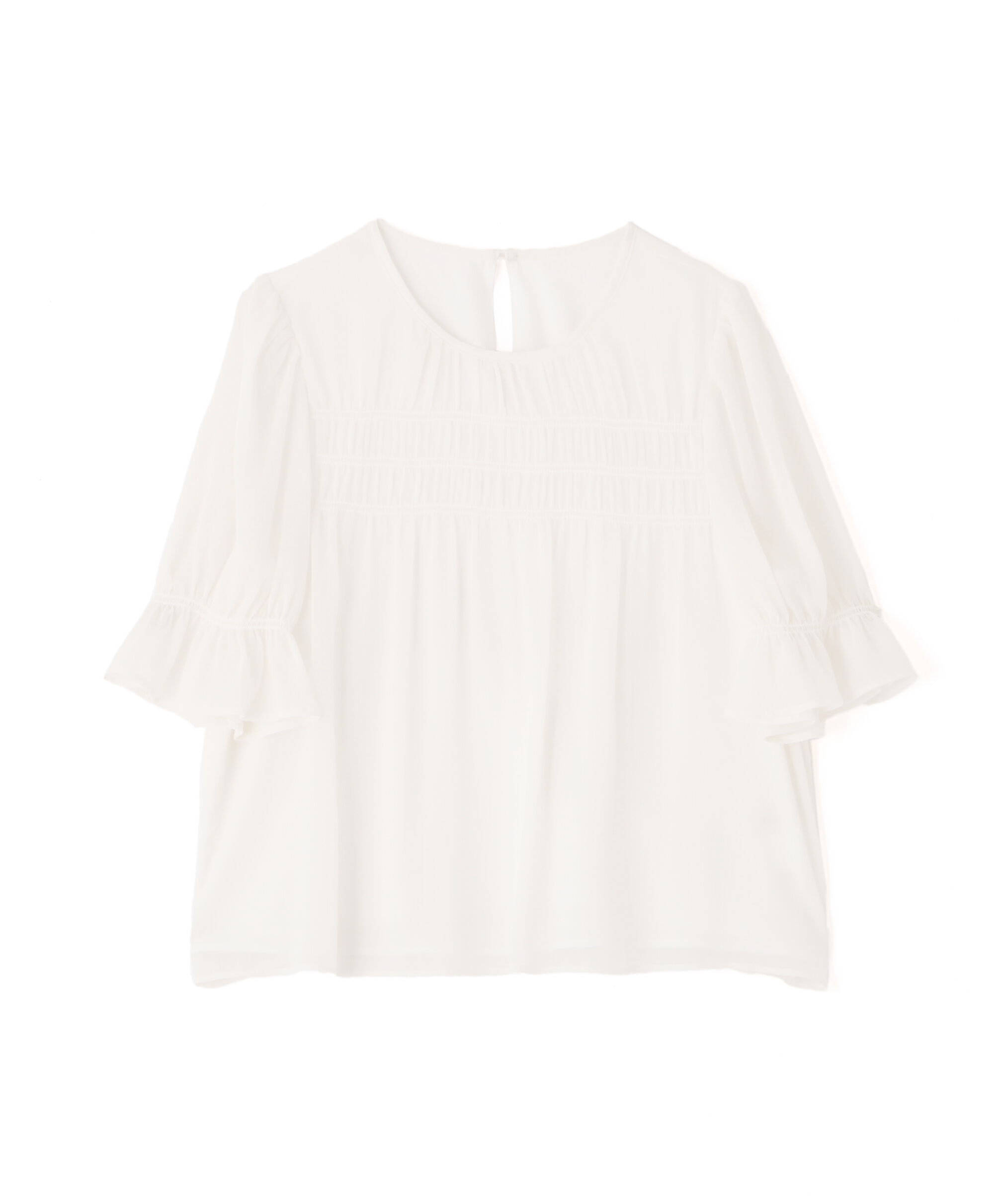 PROPORTION BODY DRESSING「シャーリングパフブラウス」|シャツ・ブラウス|