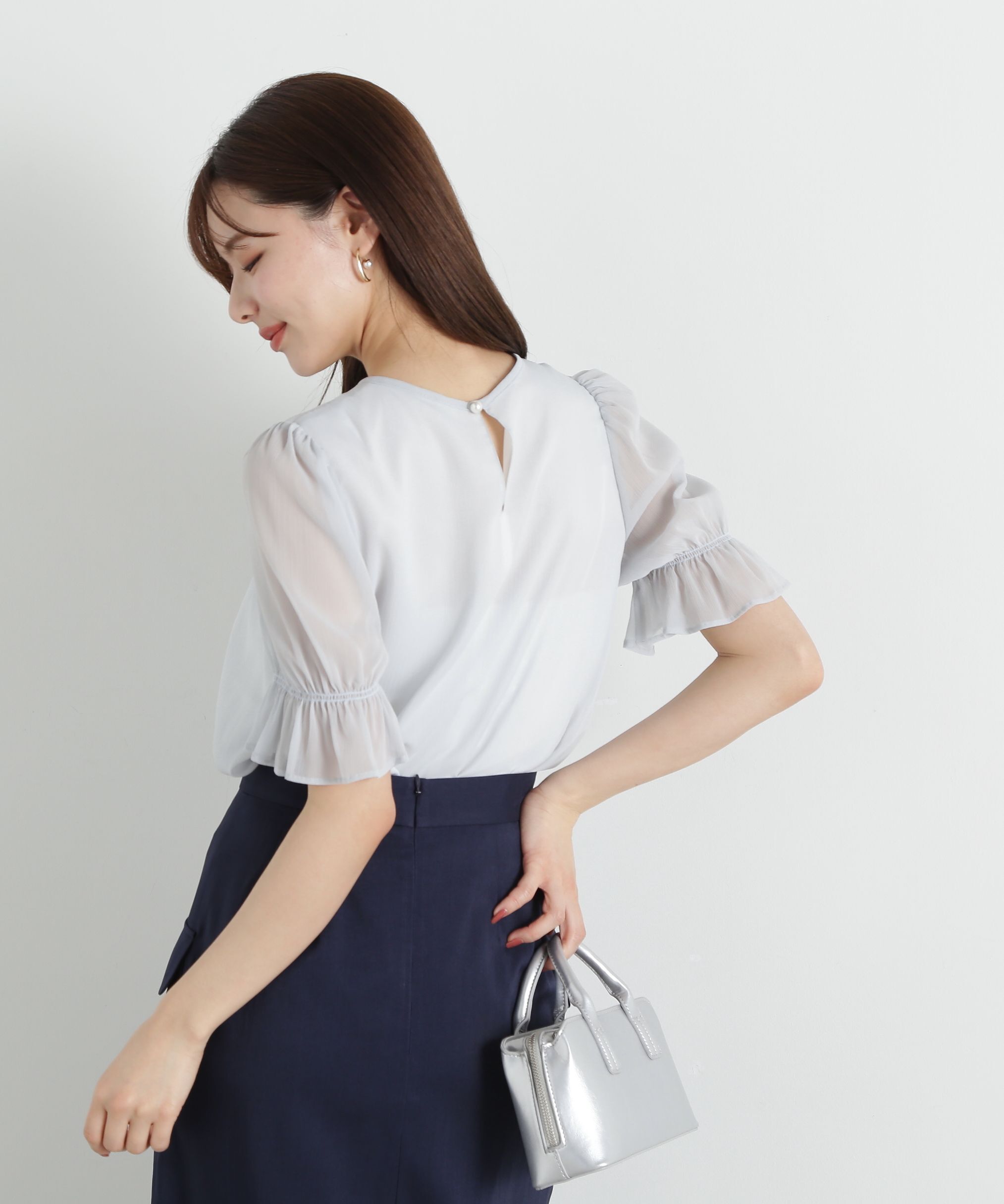 PROPORTION BODY DRESSING「シャーリングパフブラウス」|シャツ・ブラウス|