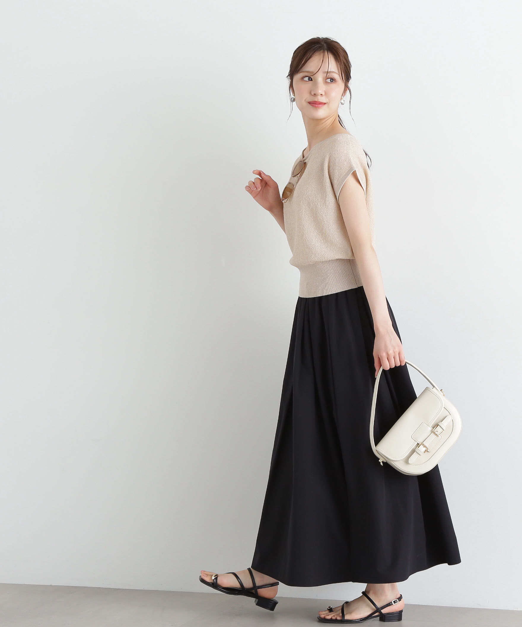 PROPORTION BODY DRESSING「ギャザーフレアースカート」|スカート|