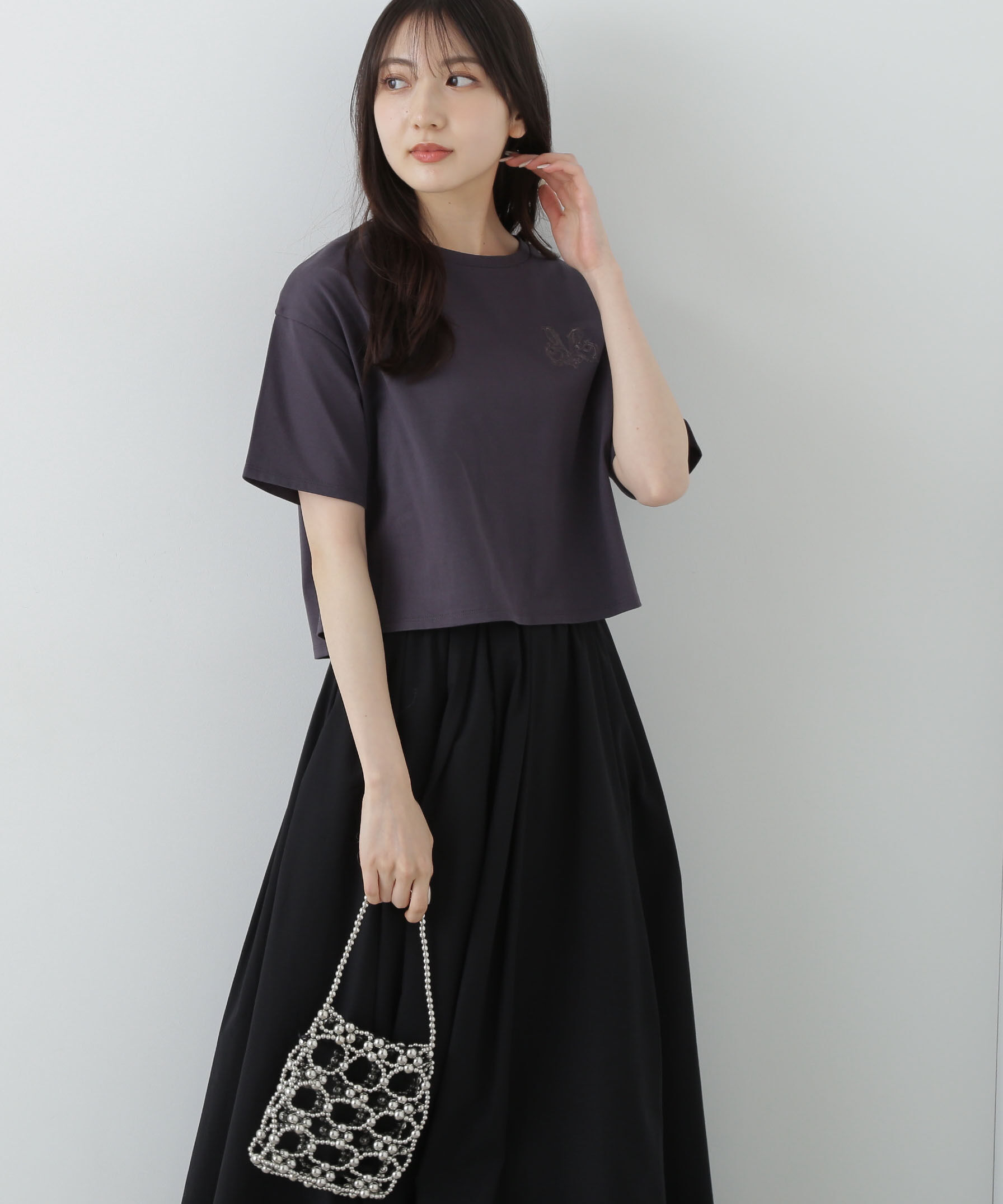 PROPORTION BODY DRESSING「ギャザーフレアースカート」|スカート|