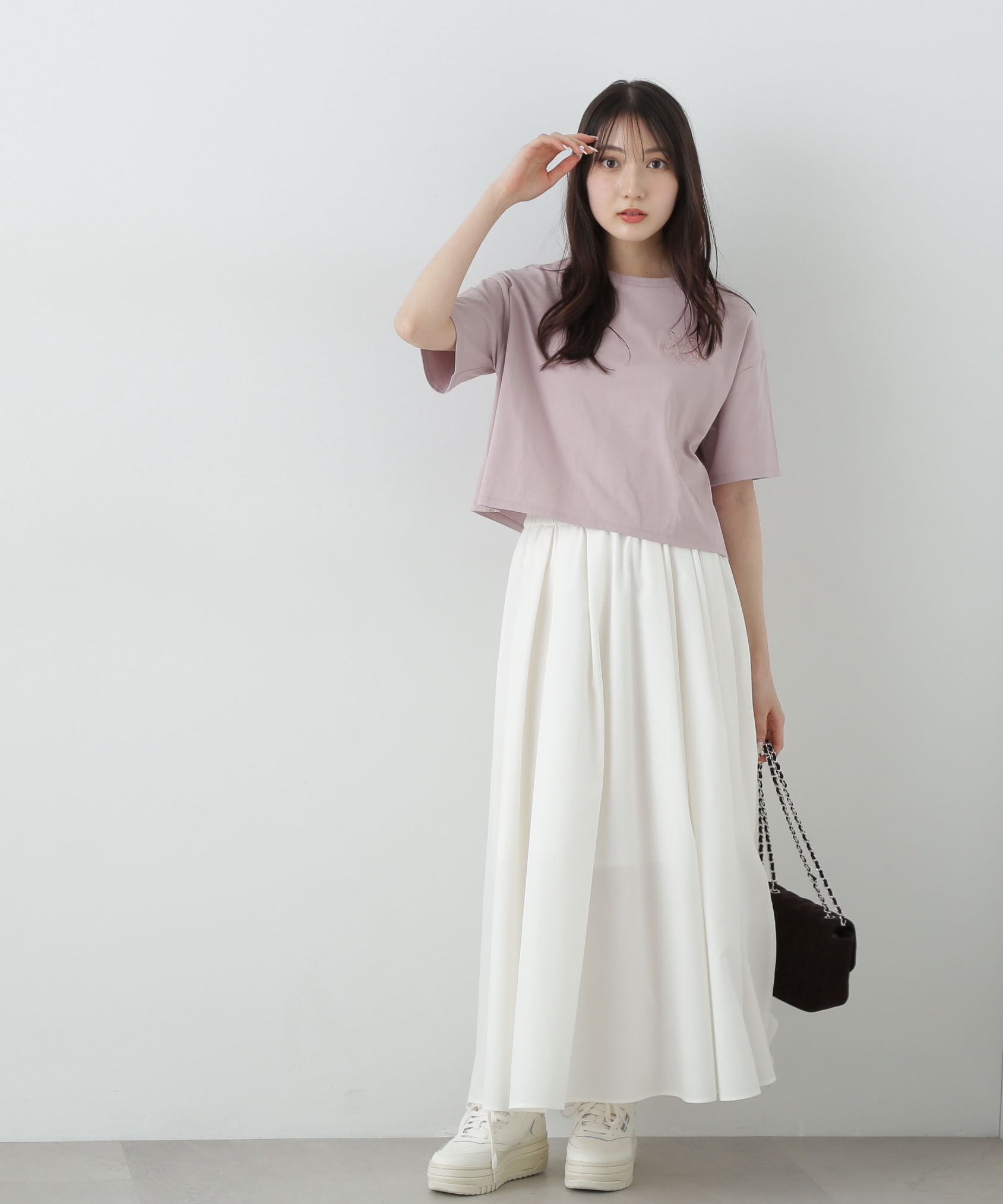 PROPORTION BODY DRESSING「ギャザーフレアースカート」|スカート|