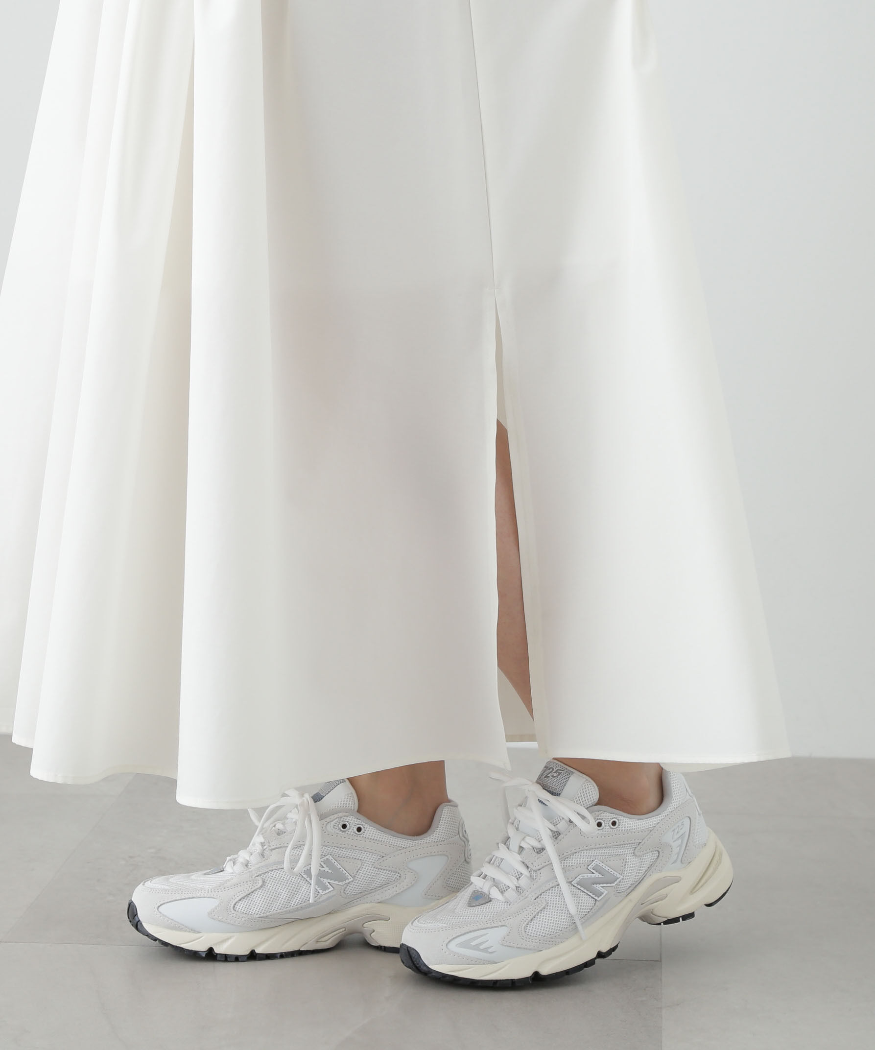 PROPORTION BODY DRESSING「ギャザーフレアースカート」|スカート|