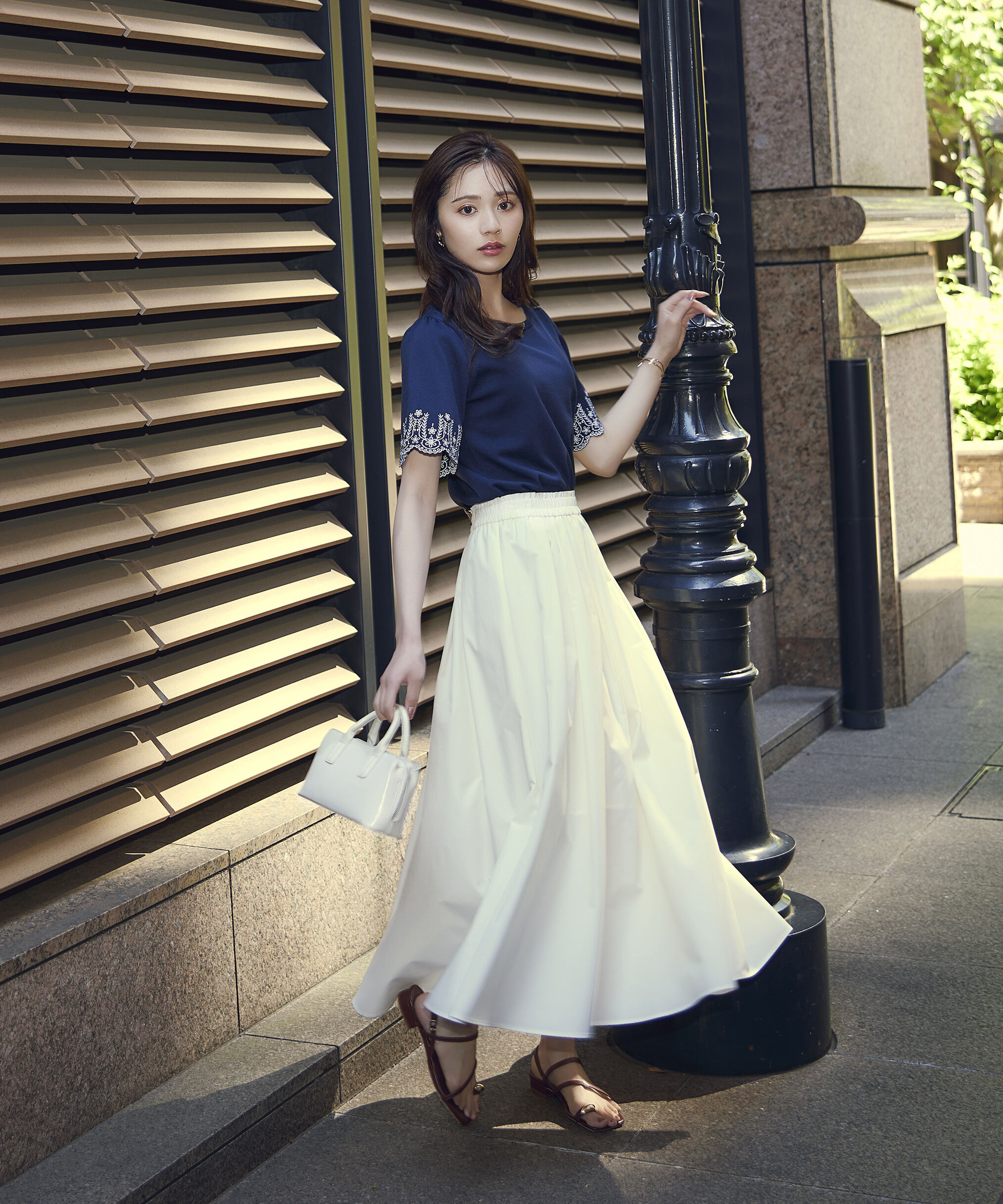 PROPORTION BODY DRESSING「ギャザーフレアースカート」|スカート|