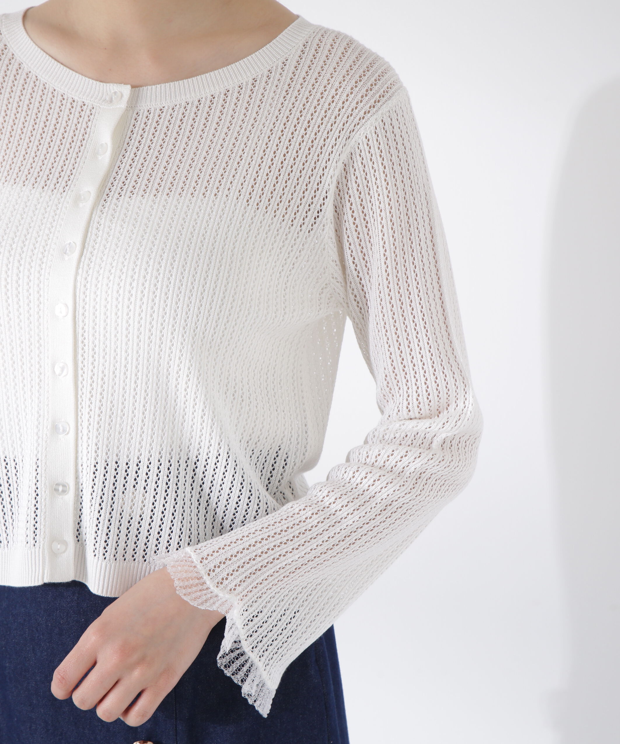 PROPORTION BODY DRESSING「シアードッキングカーディガン」|カーディガン|