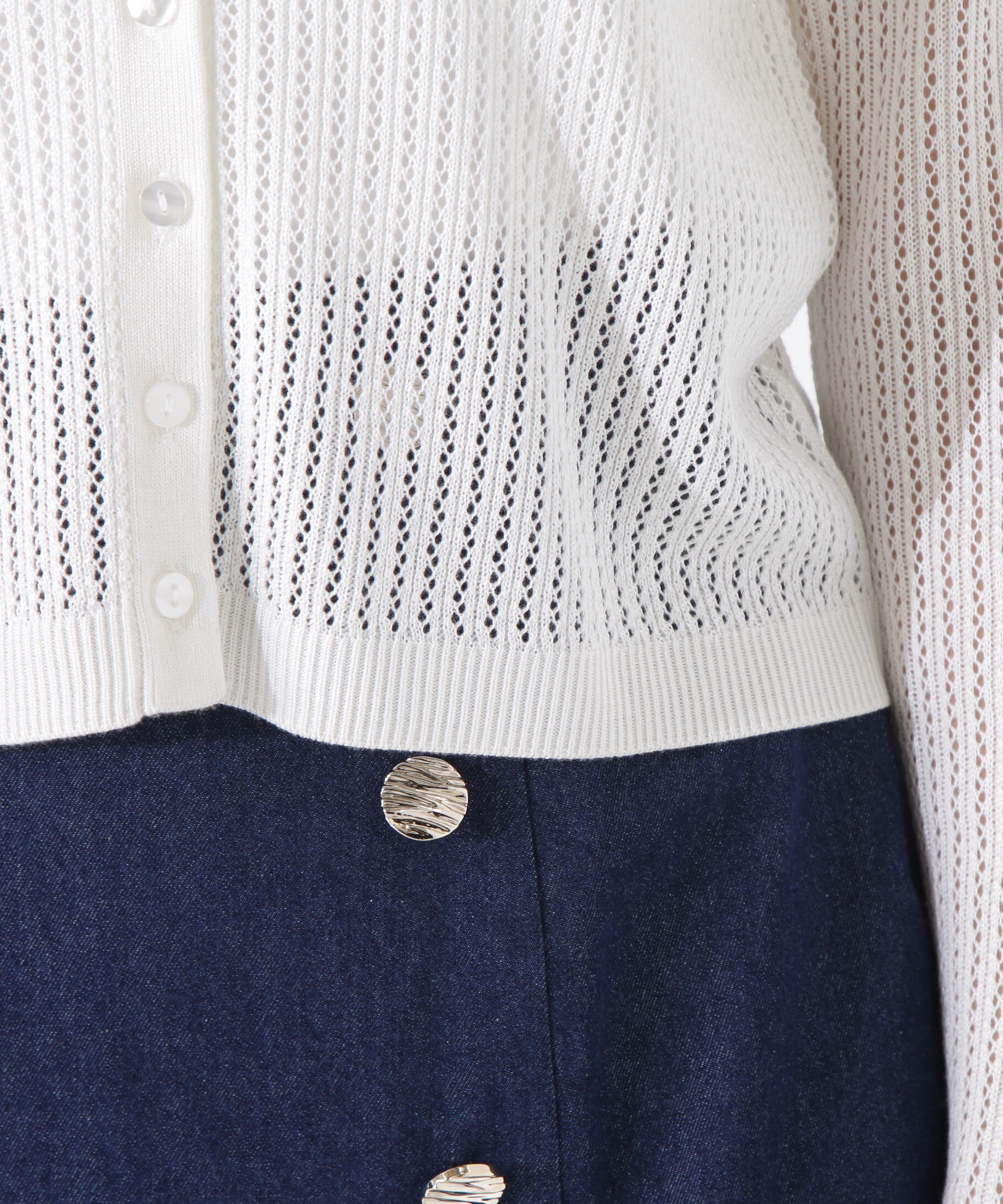 PROPORTION BODY DRESSING「シアードッキングカーディガン」|カーディガン|