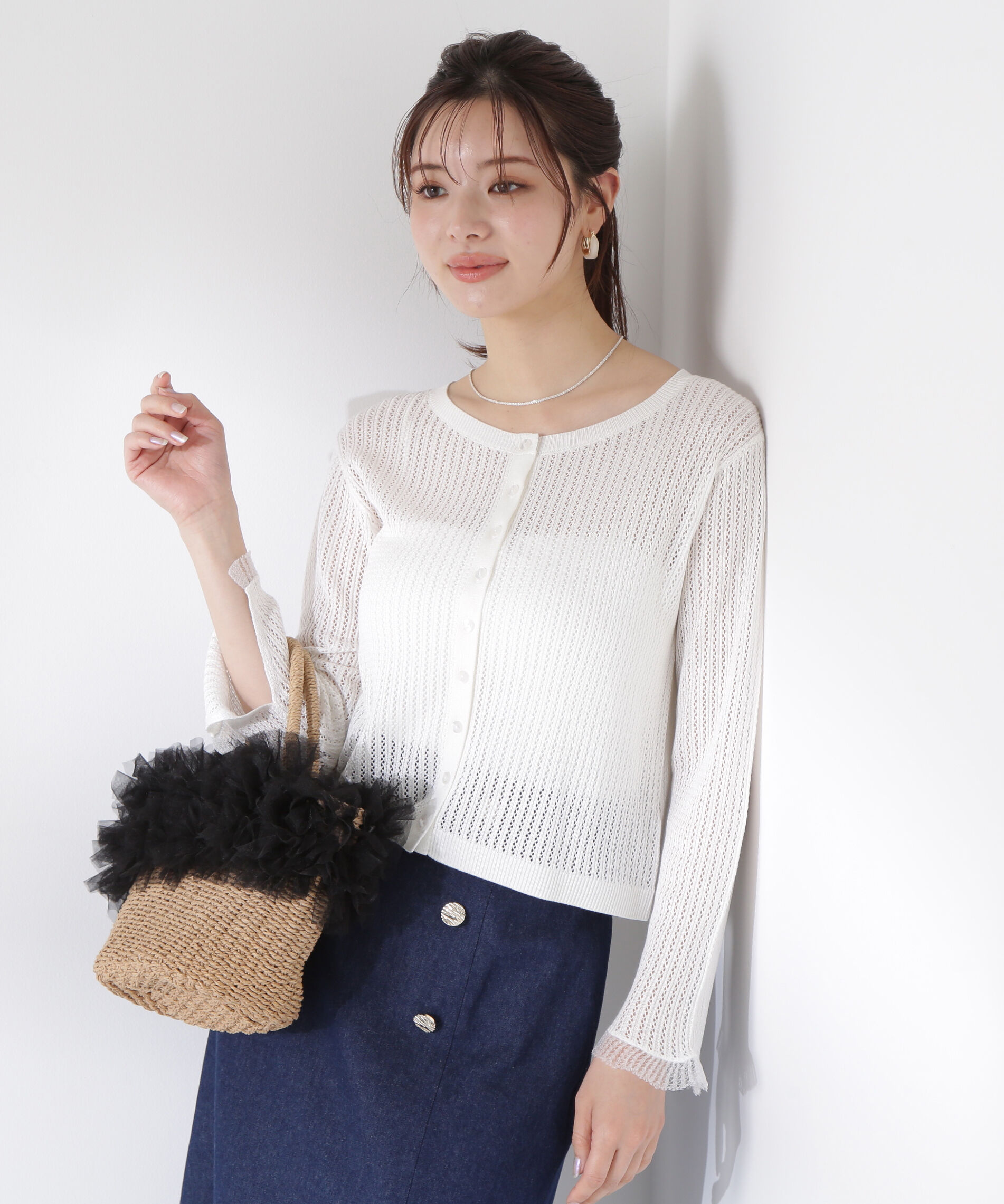 PROPORTION BODY DRESSING「シアードッキングカーディガン」|カーディガン|