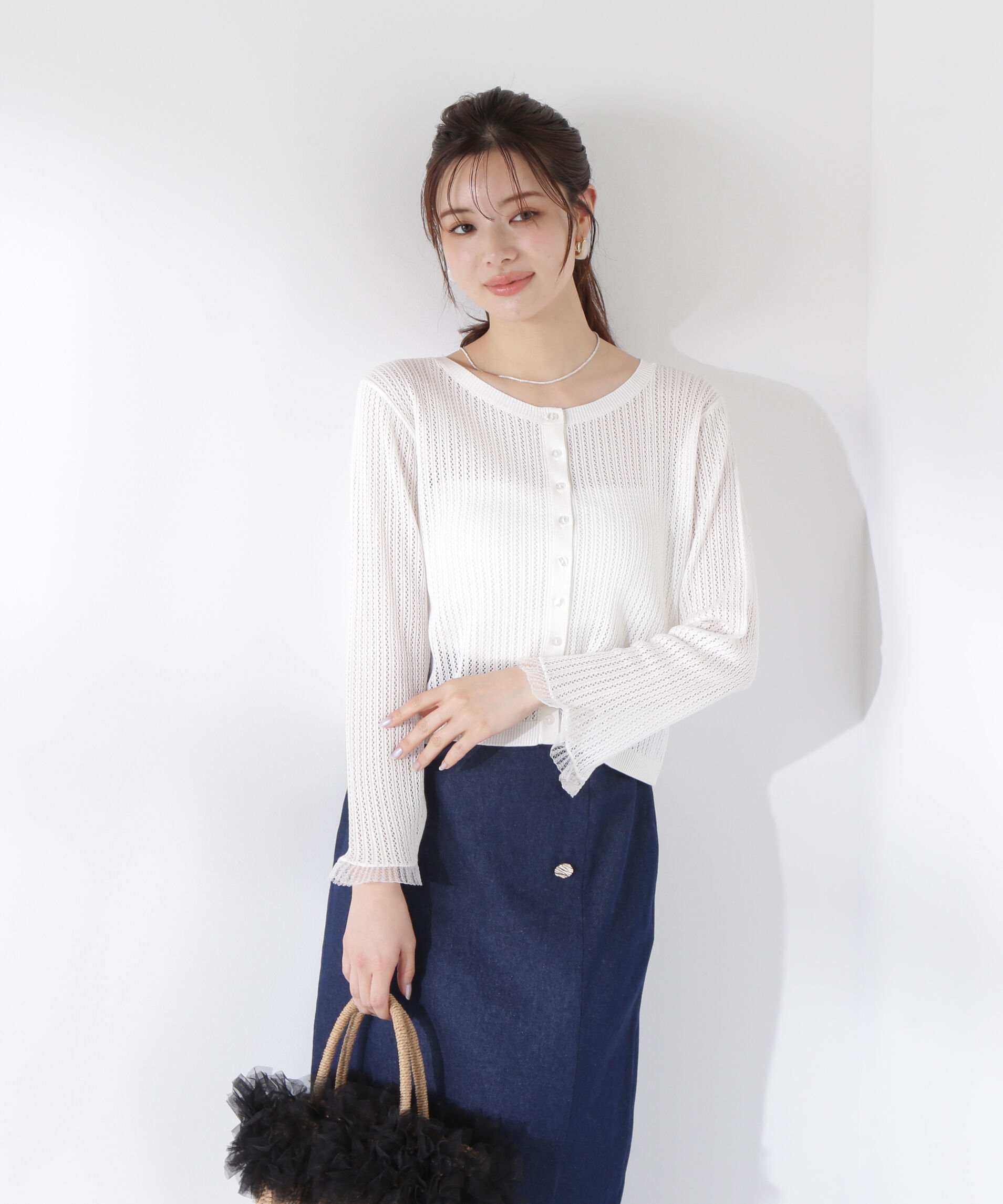 PROPORTION BODY DRESSING「シアードッキングカーディガン」|カーディガン|