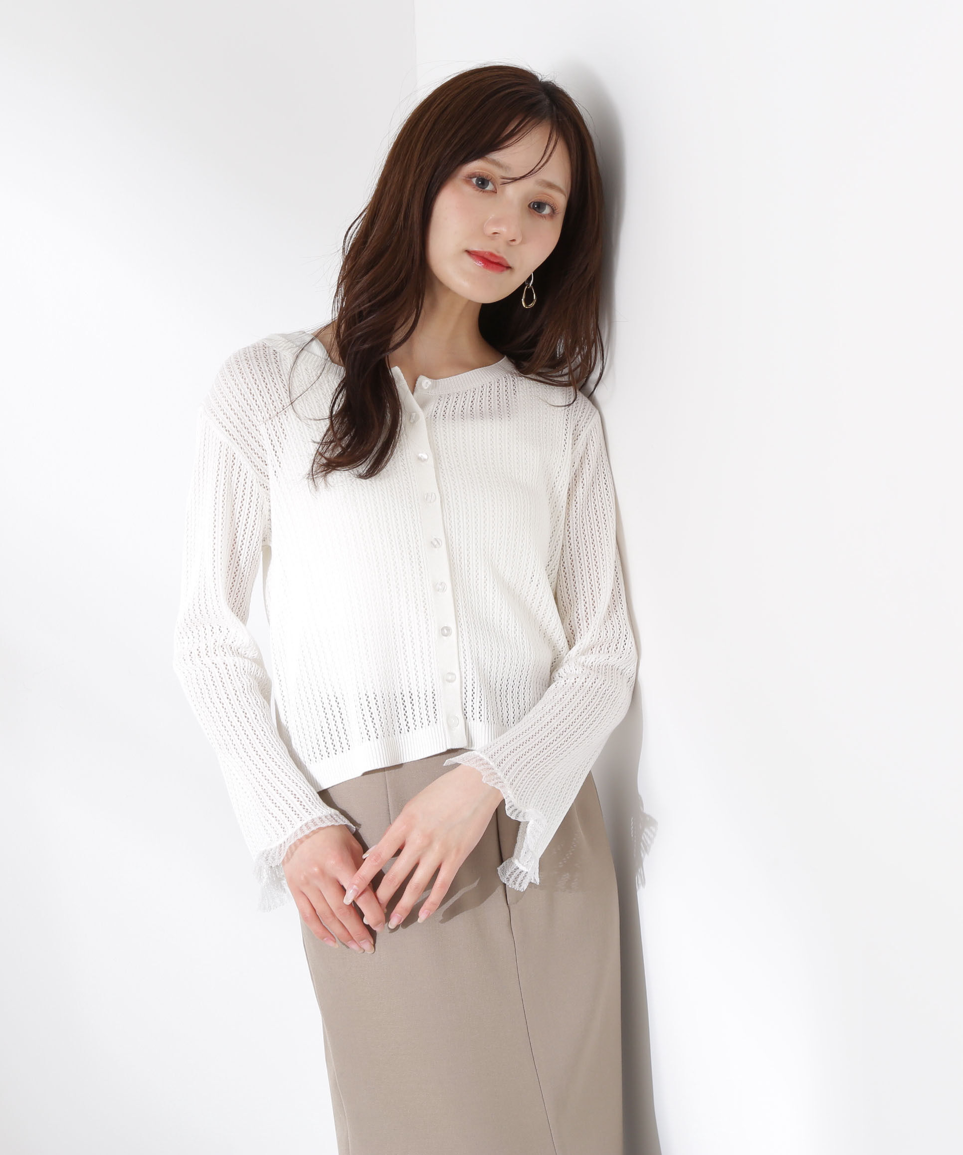 PROPORTION BODY DRESSING「シアードッキングカーディガン」|カーディガン|