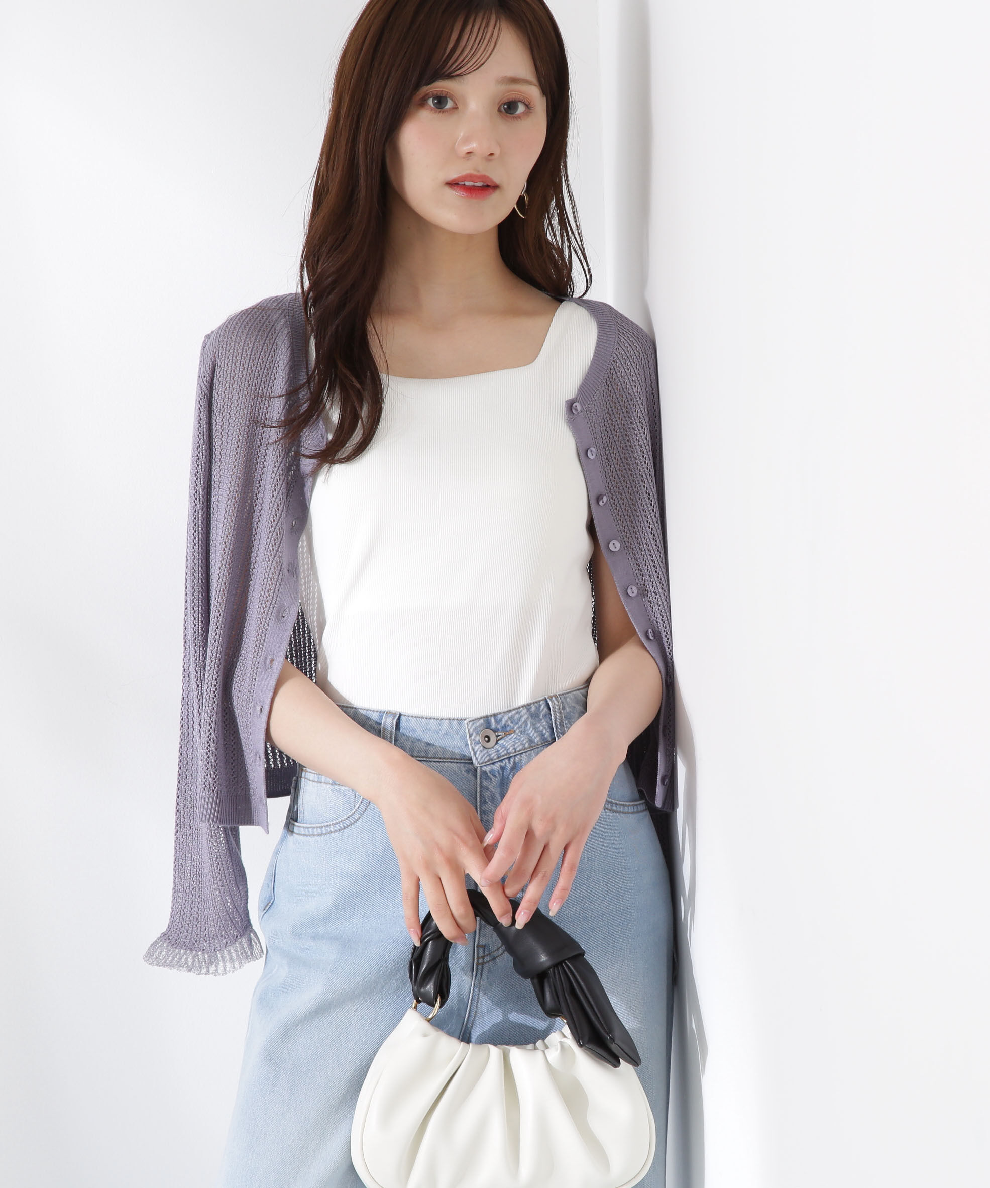 PROPORTION BODY DRESSING「シアードッキングカーディガン」|カーディガン|