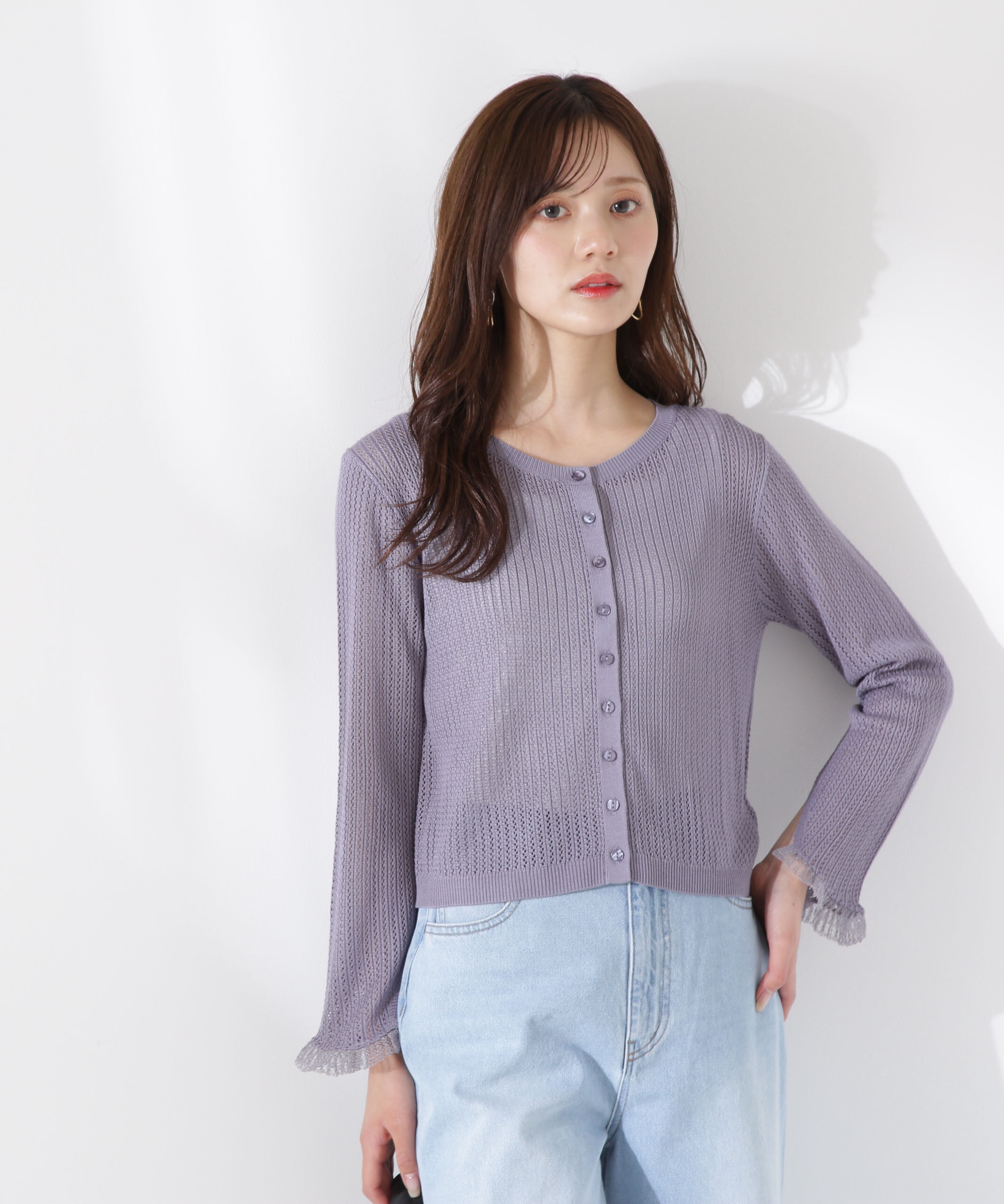 PROPORTION BODY DRESSING「シアードッキングカーディガン」|カーディガン|