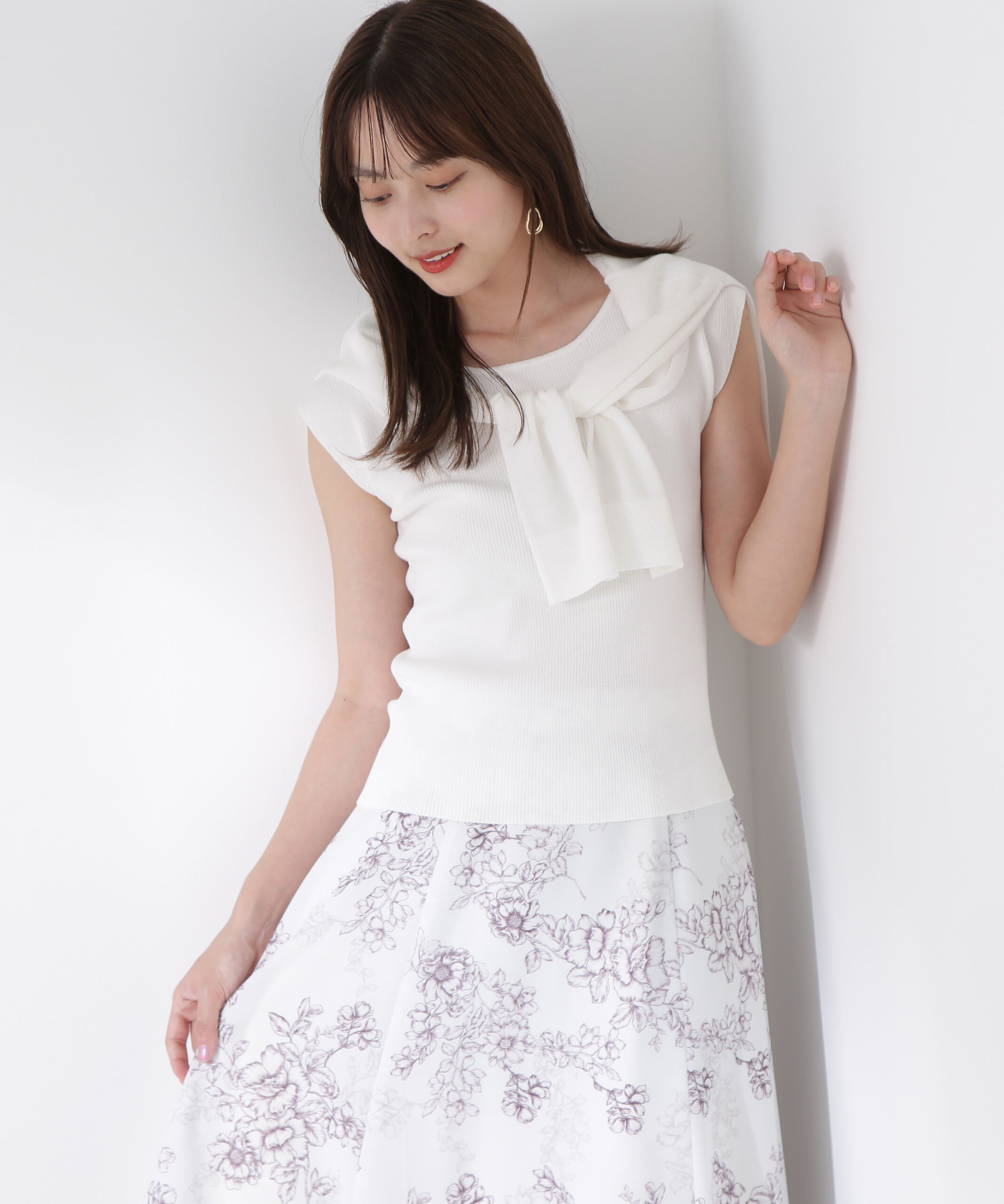 PROPORTION BODY DRESSING「サマーニットアンサンブル」|ニット・セーター|ホワイト