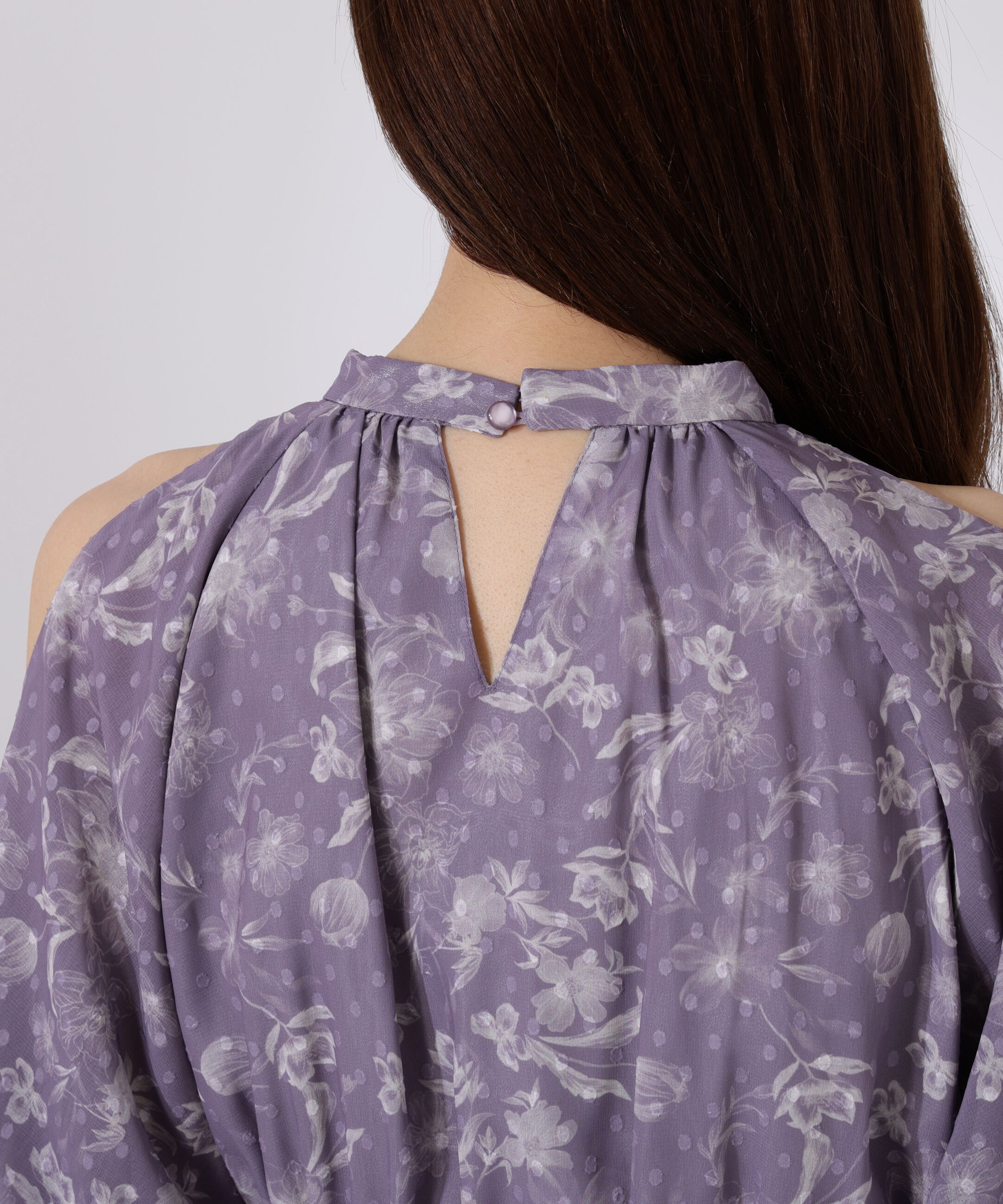 PROPORTION BODY DRESSING「オープンショルダー花柄ワンピース」|ワンピース|