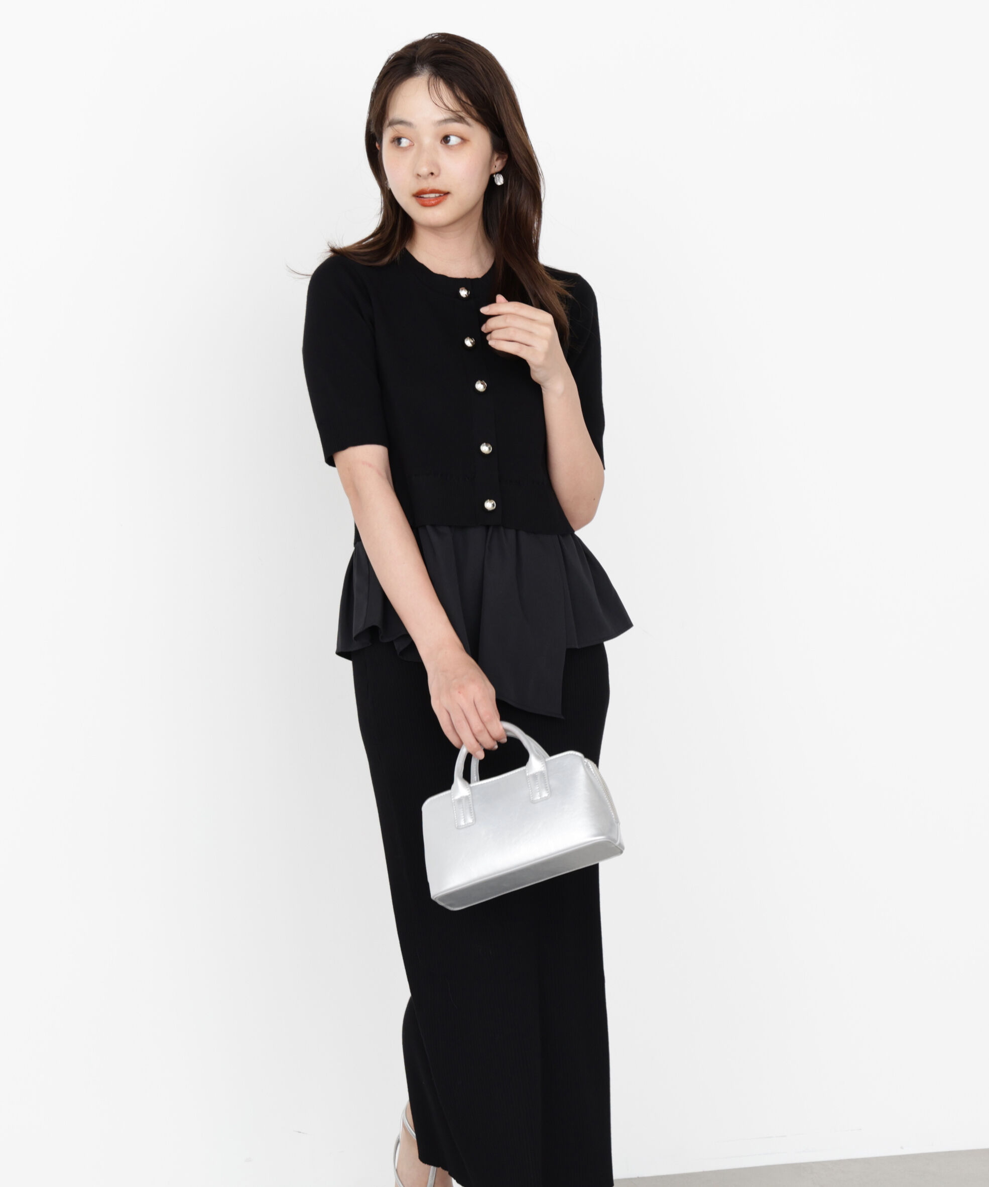 PROPORTION BODY DRESSING「レイヤード風ニットセットアップ」|ワンピース|