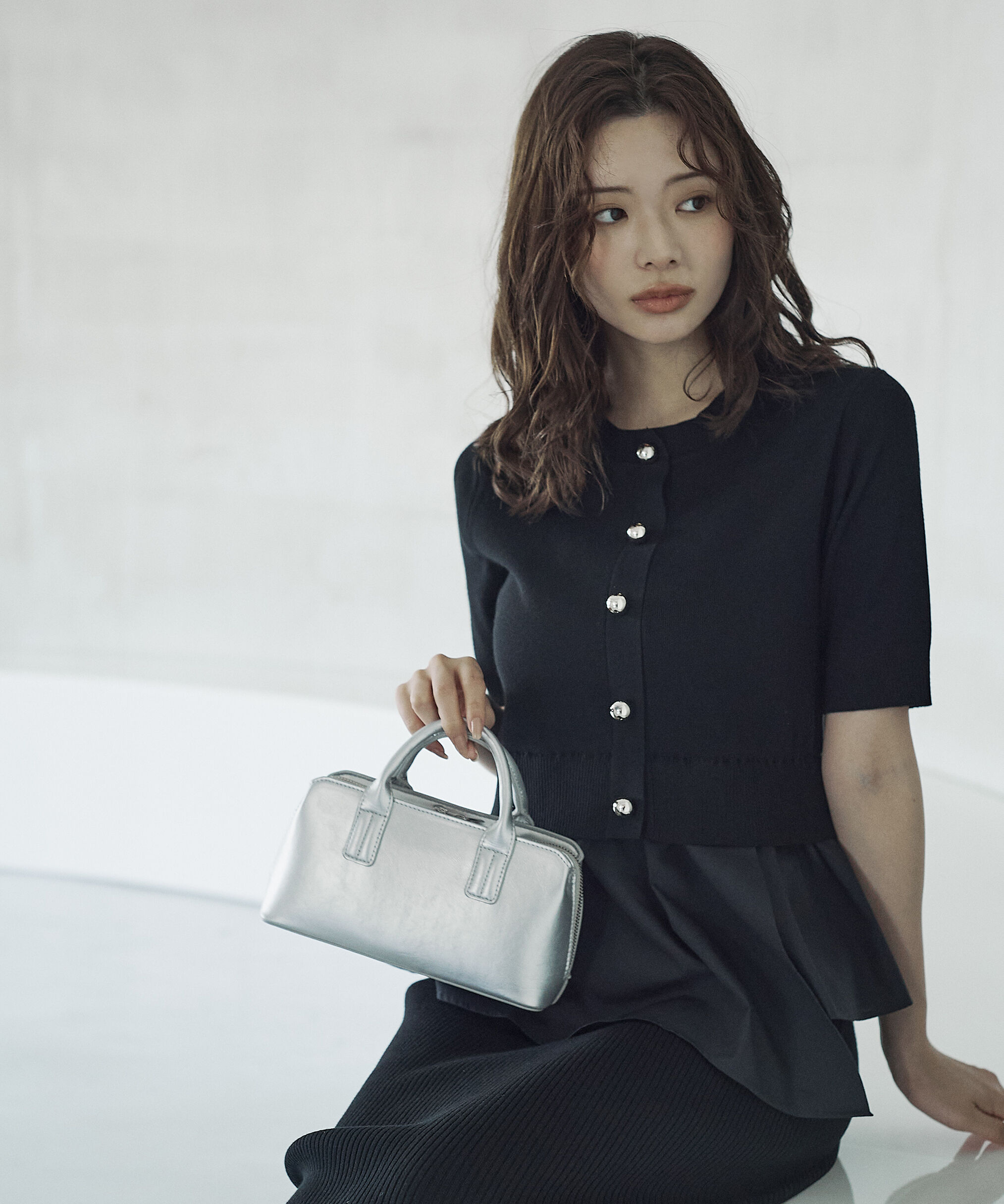 PROPORTION BODY DRESSING「レイヤード風ニットセットアップ」|ワンピース|