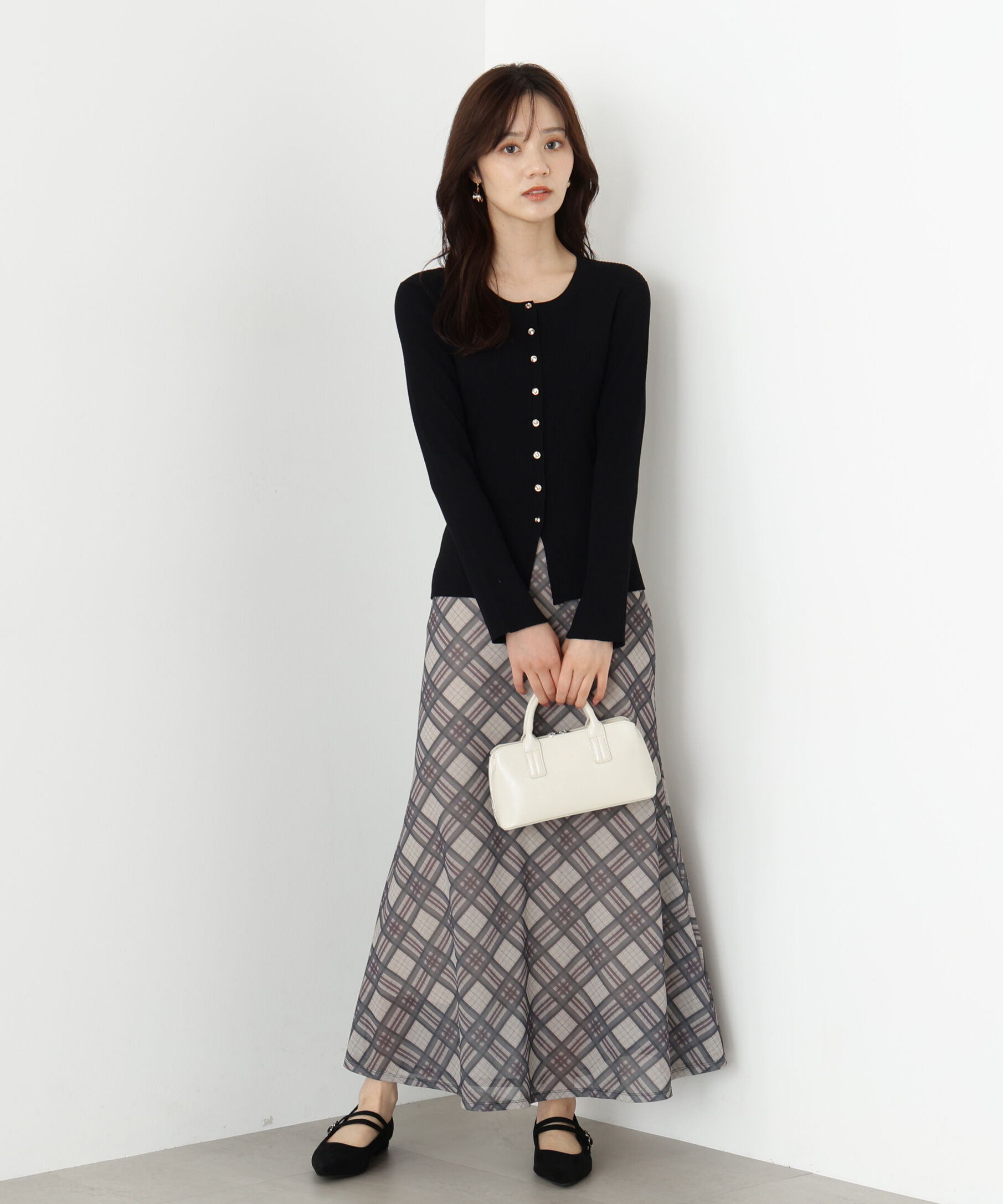 PROPORTION BODY DRESSING「フロント釦カーディガン」|カーディガン|