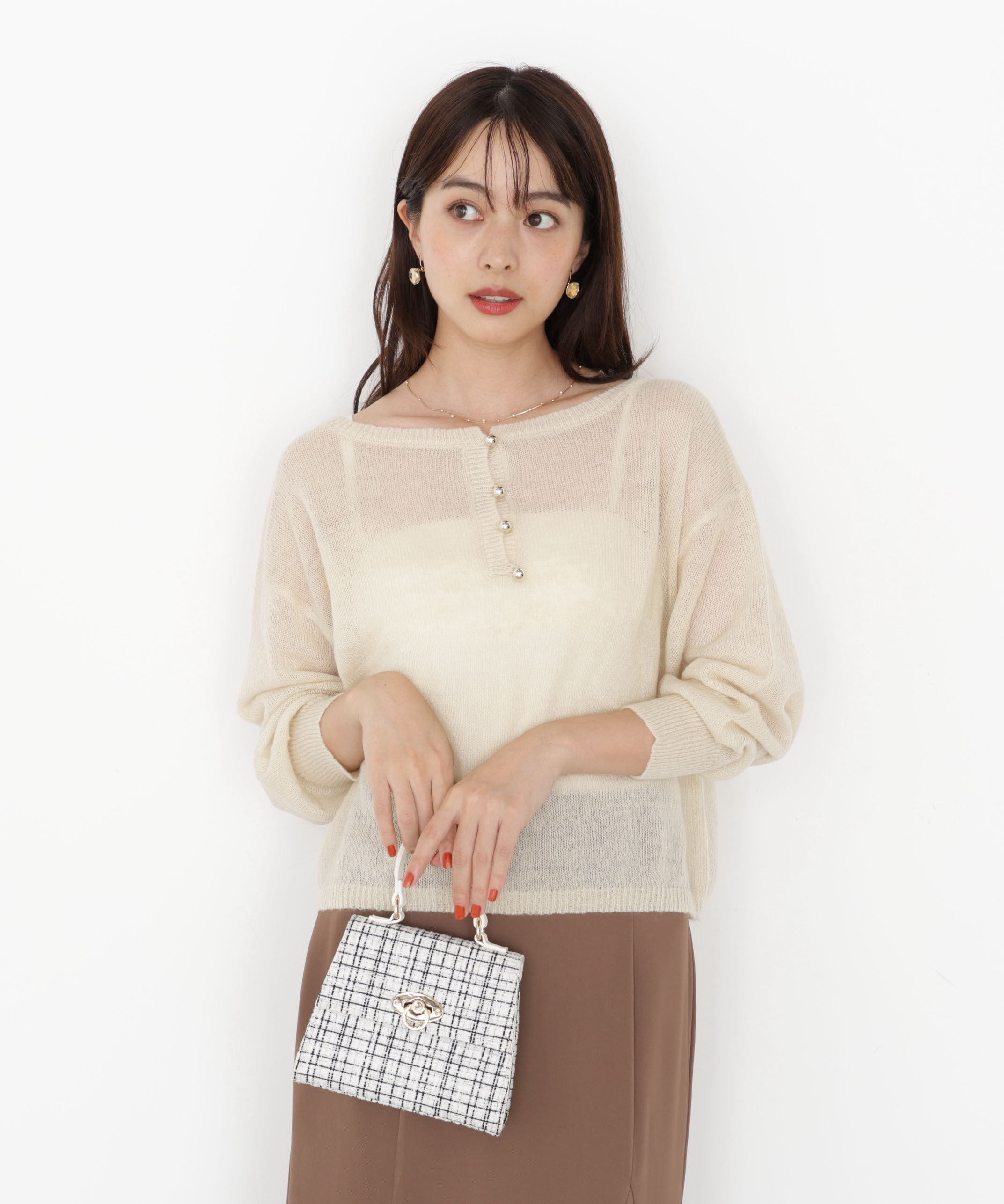 PROPORTION BODY DRESSING「前後2wayエアリーウールニット」|ニット・セーター|