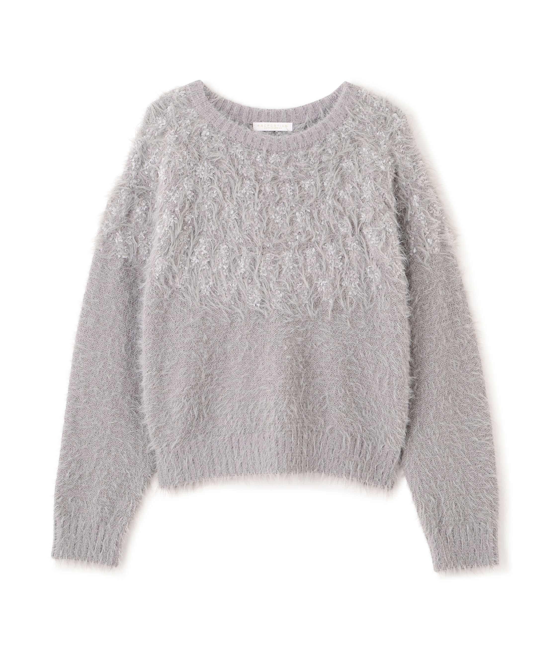 PROPORTION BODY DRESSING「ラメ入り求心柄ニット 25AW」|ニット・セーター|