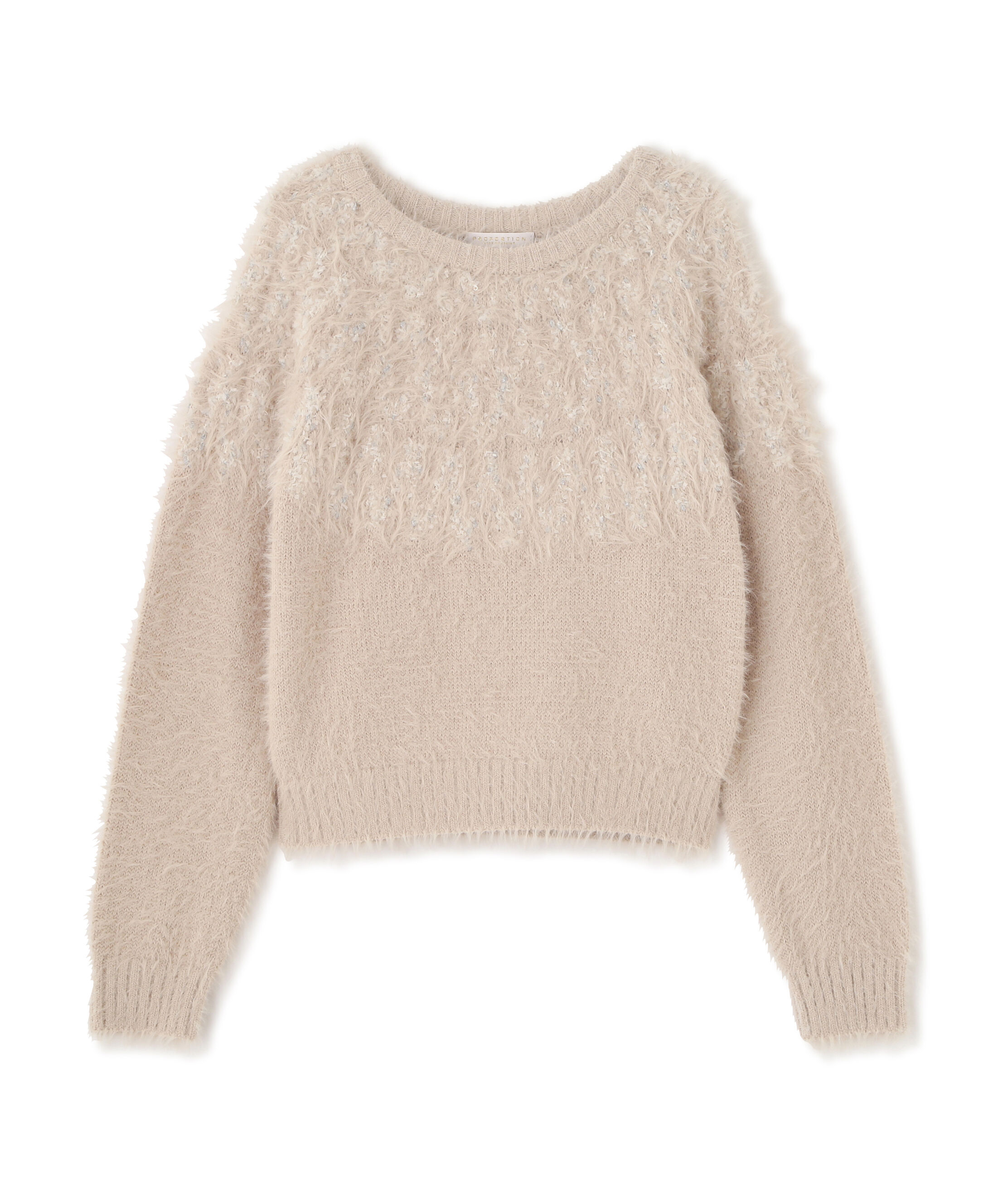 PROPORTION BODY DRESSING「ラメ入り求心柄ニット 25AW」|ニット・セーター|