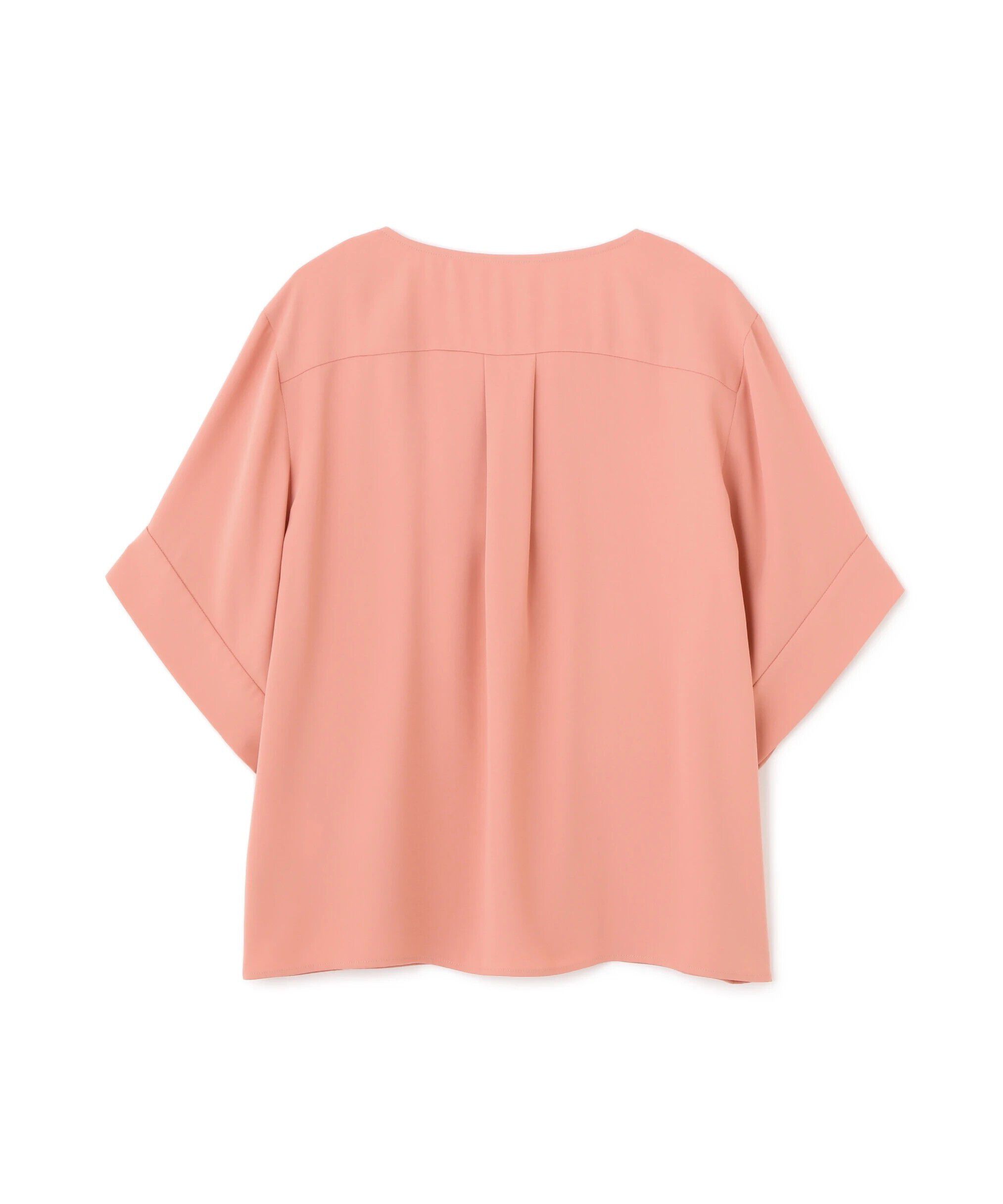  「◆ハーフスリーブＶネックブラウス」|シャツ・ブラウス|